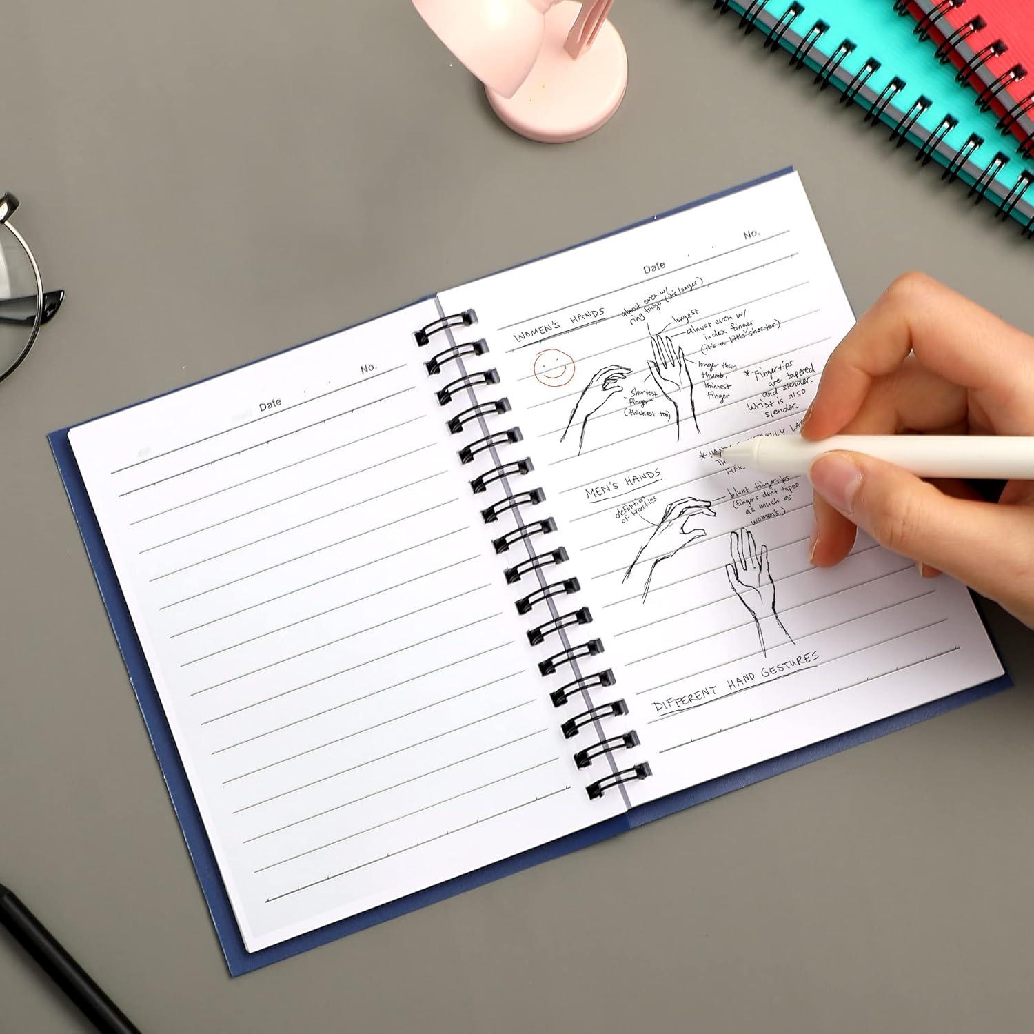 3 Cuadernos Espirales A6 Rayados AGUILA VOLADORA 468 Páginas