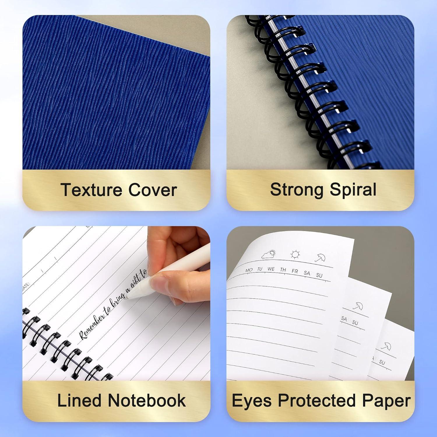 3 Cuadernos Espirales A6 Rayados AGUILA VOLADORA 468 Páginas