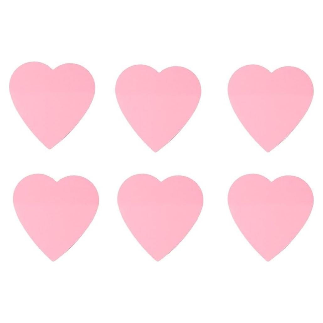 Notas Adhesivas en Forma de Corazón Dohobby Rosa 6 Paquetes