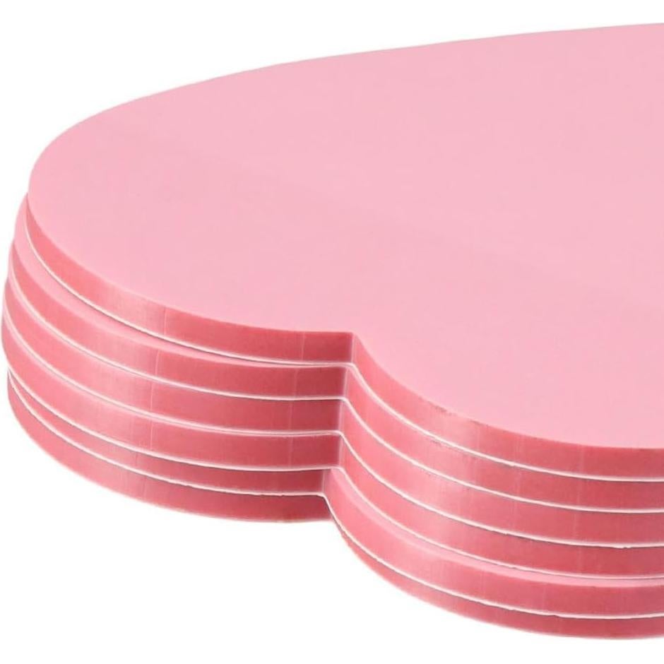 Notas Adhesivas en Forma de Corazón Dohobby Rosa 6 Paquetes