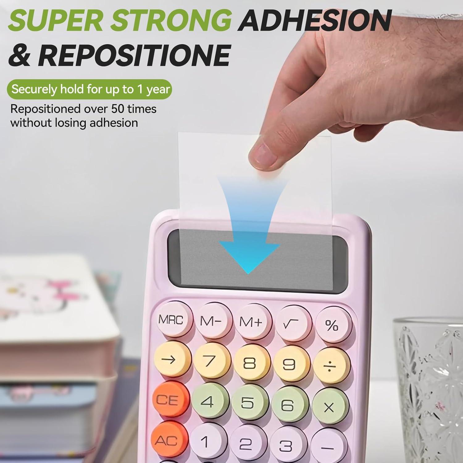 Notas Adhesivas Transparentes Tecolu 7.62x7.62cm 12 Pads