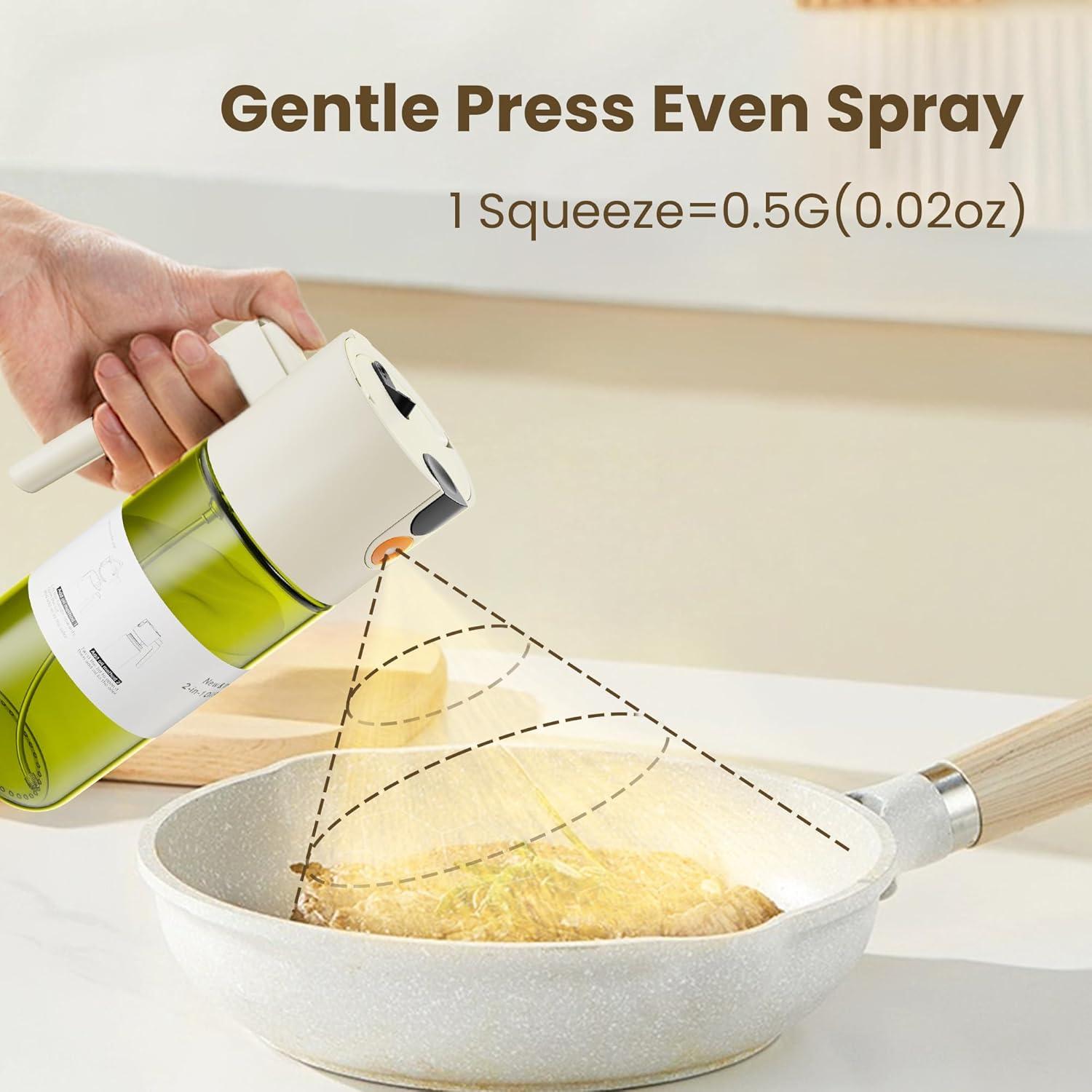 Rociador de Aceite de Vidrio 500ml LAKUMIQI a Prueba de Fugas