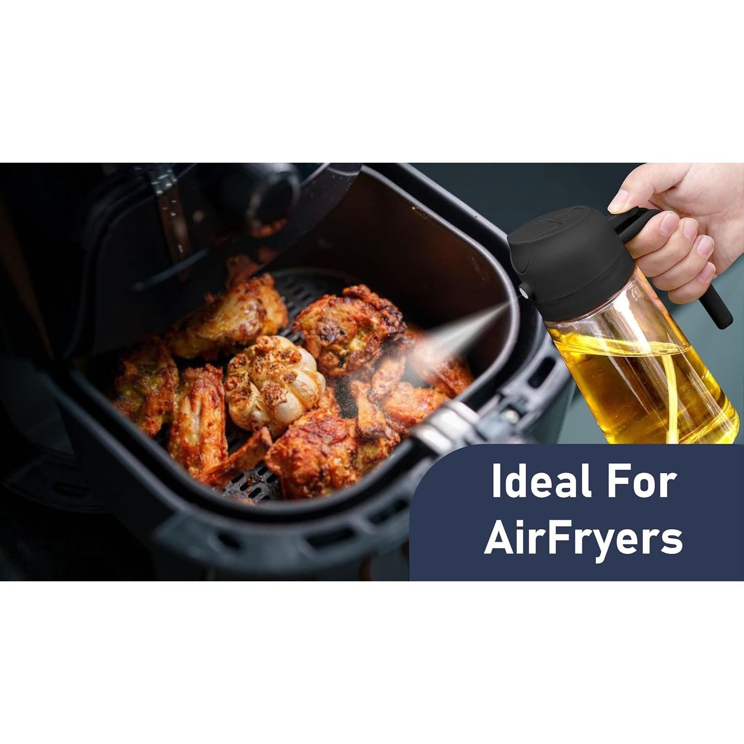 Set de Dispensador de Aceite MARC SUPPLIES - 2 Piezas 470ml