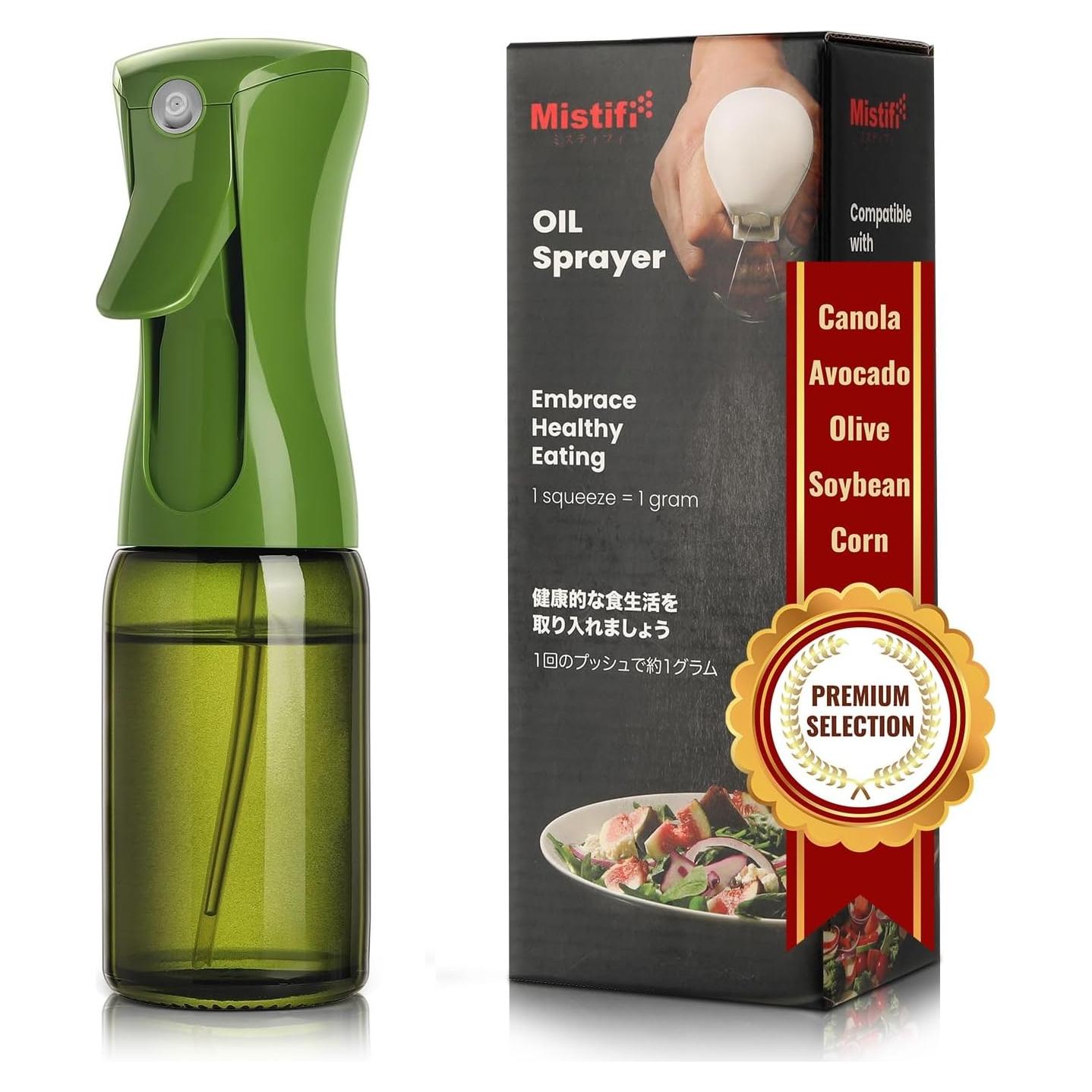 Rociador de Aceite Mistifi 150ml Vidrio Ecológico para Cocina