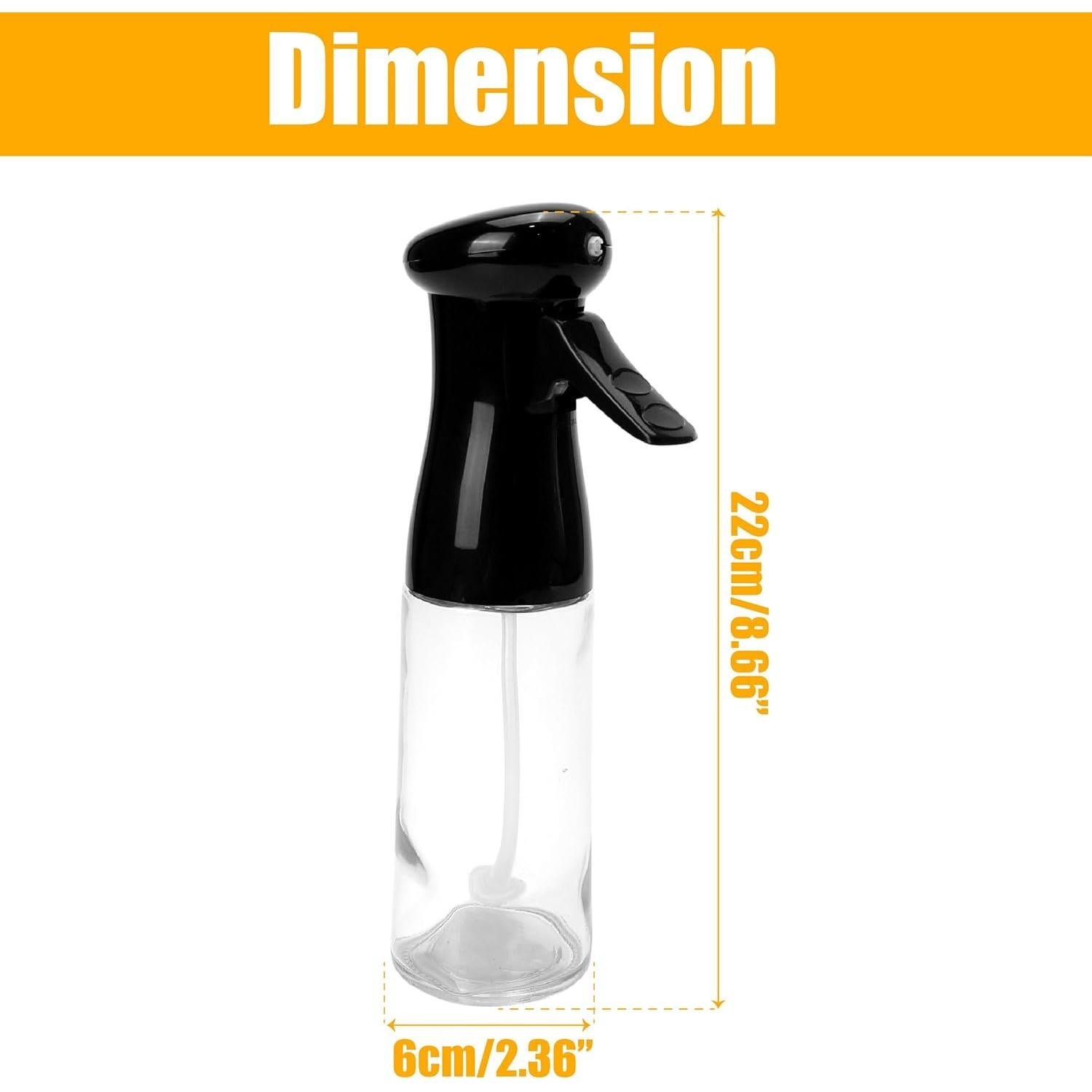 Rociador de Aceite de Oliva BuleVina 210ml Vidrio Reutilizable