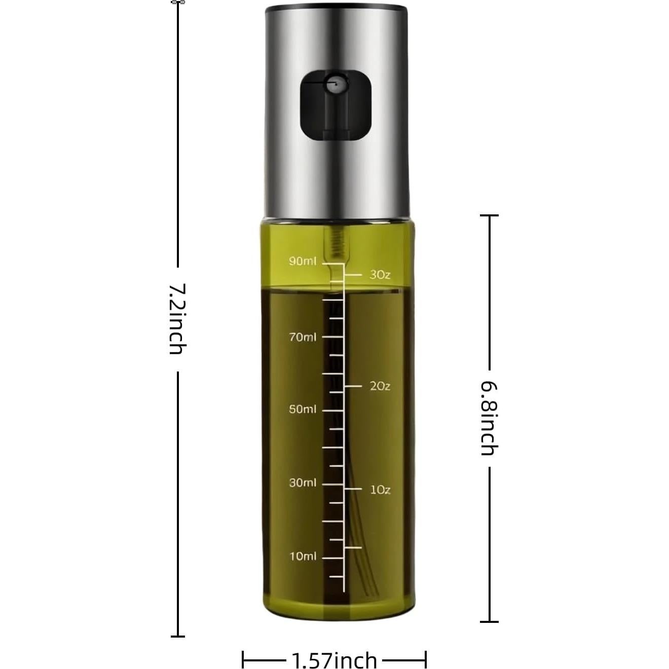 Rociador de Aceite Eavkoar 100ml Vidrio Grado Alimenticio