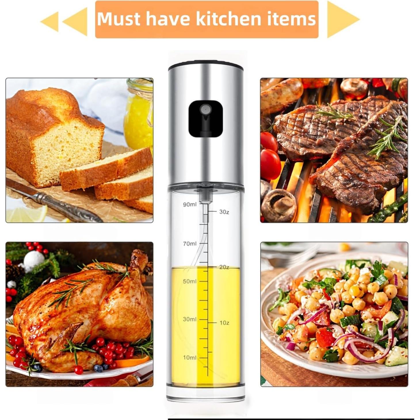 Pulverizador de Aceite Reutilizable Genérico 100ml para Cocinar