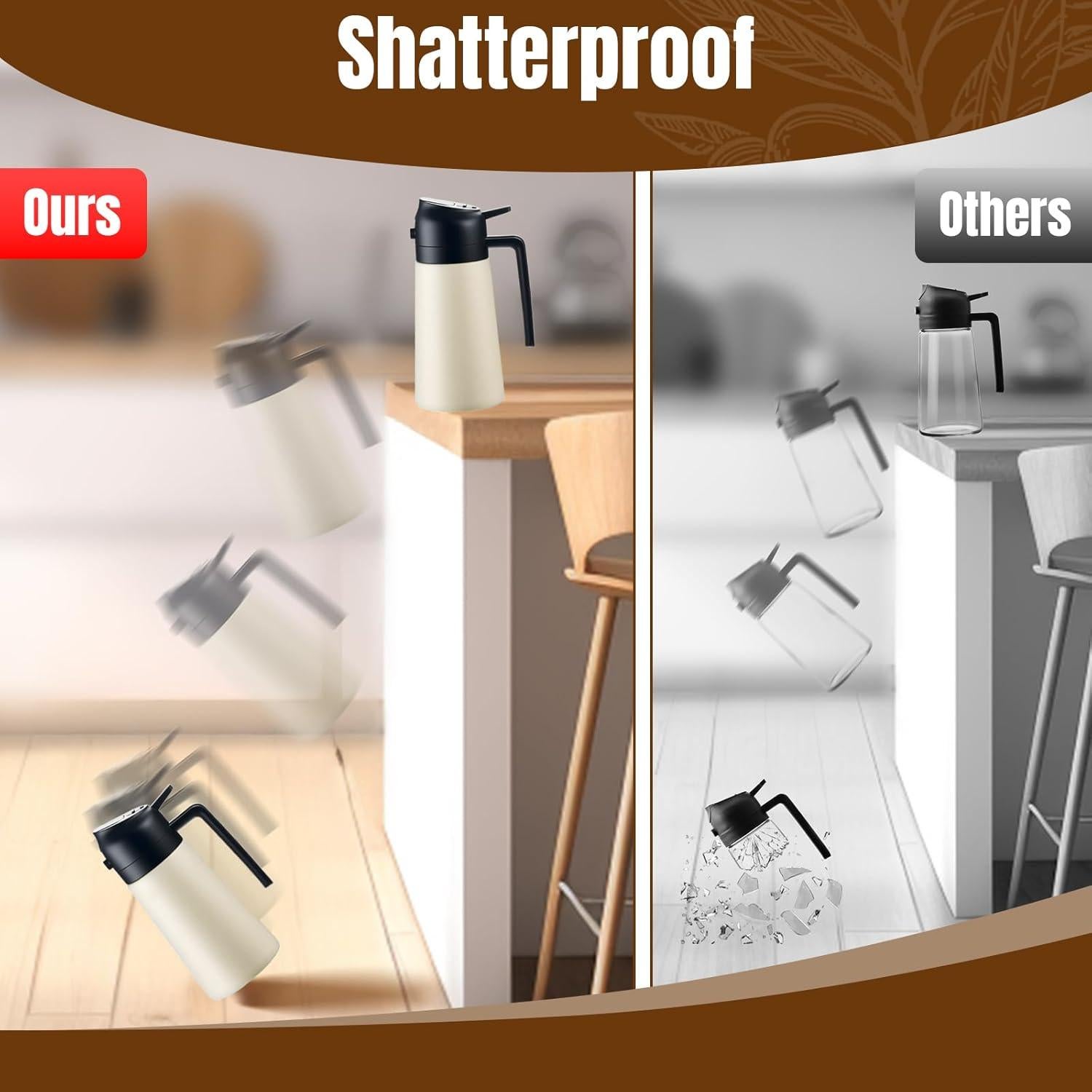 Rociador de Aceite Baalaka 16oz Acero Inoxidable Negro