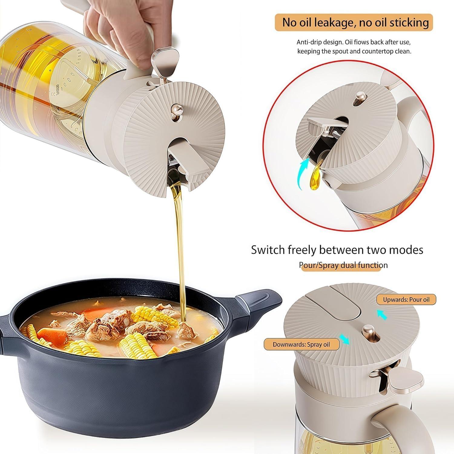 Botella Dispensadora de Aceite de Oliva 550ml Keaixinyu