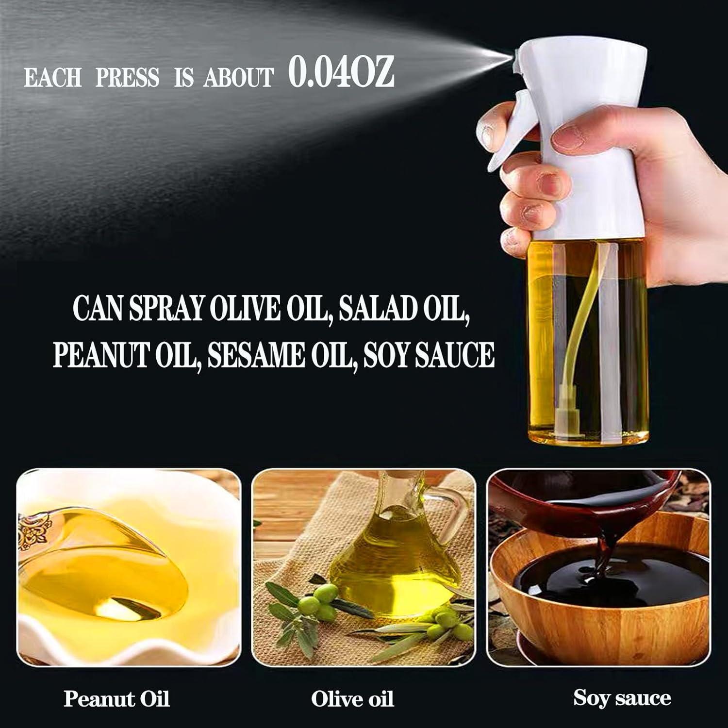 Pulverizador de Aceite de Oliva ROHGAO 220ml Vidrio Negro