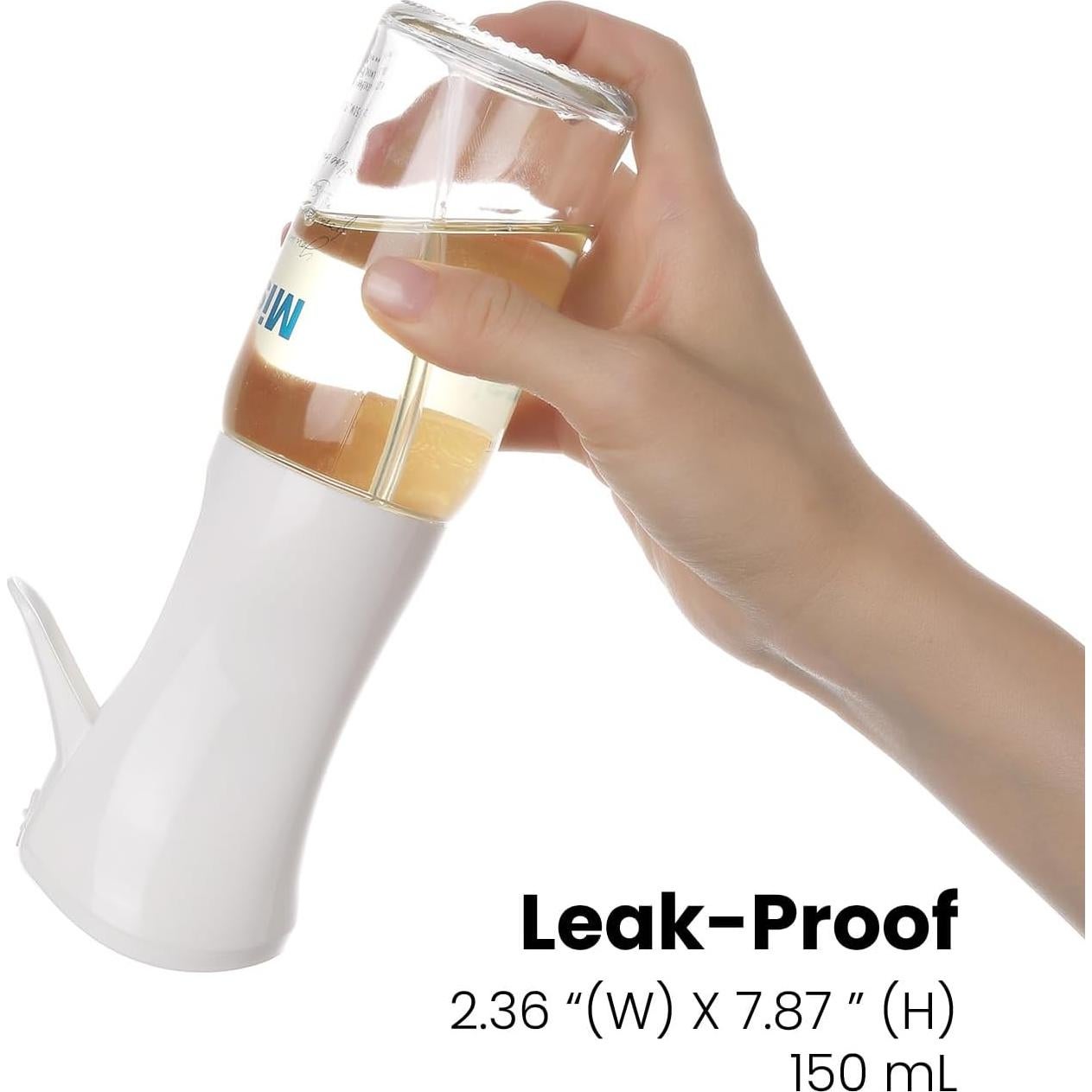 Botella Pulverizadora de Aceite Mistifi 150ml Vidrio Marrón