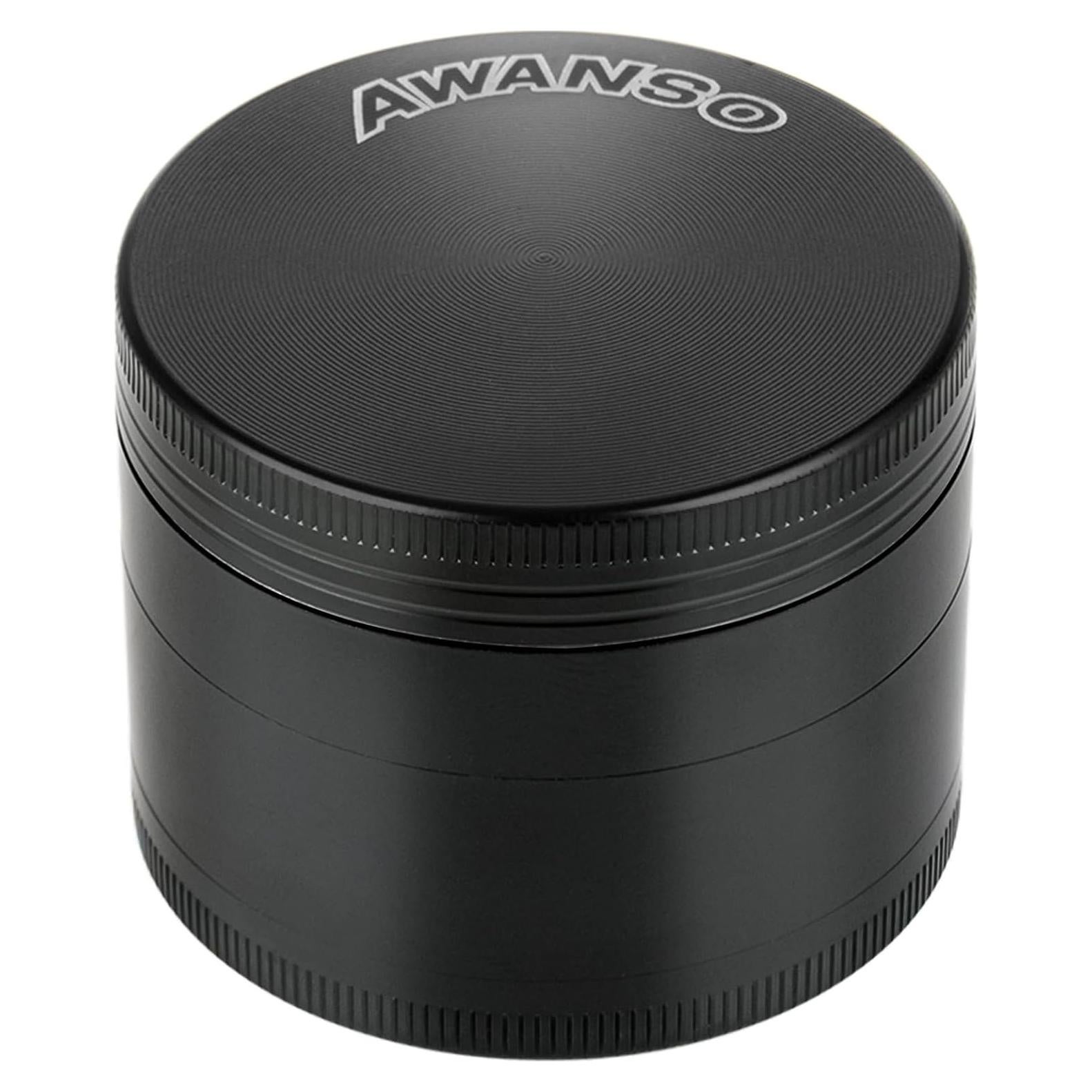 Grinder de Especias Manual Awanso 2" Negro Aleación Zinc