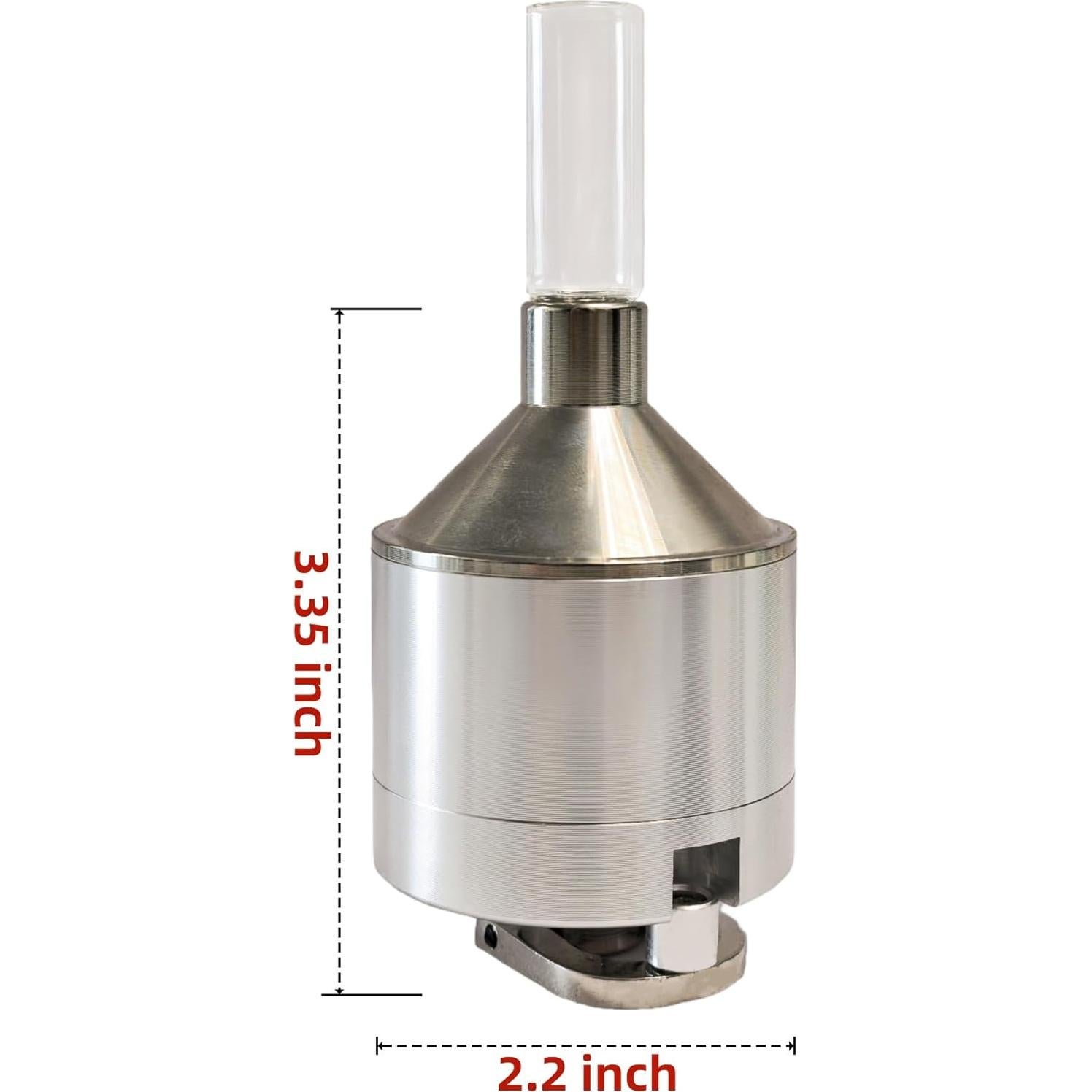 Juego de Molinillos de Especias MuYuDaDi Aluminio Plateado