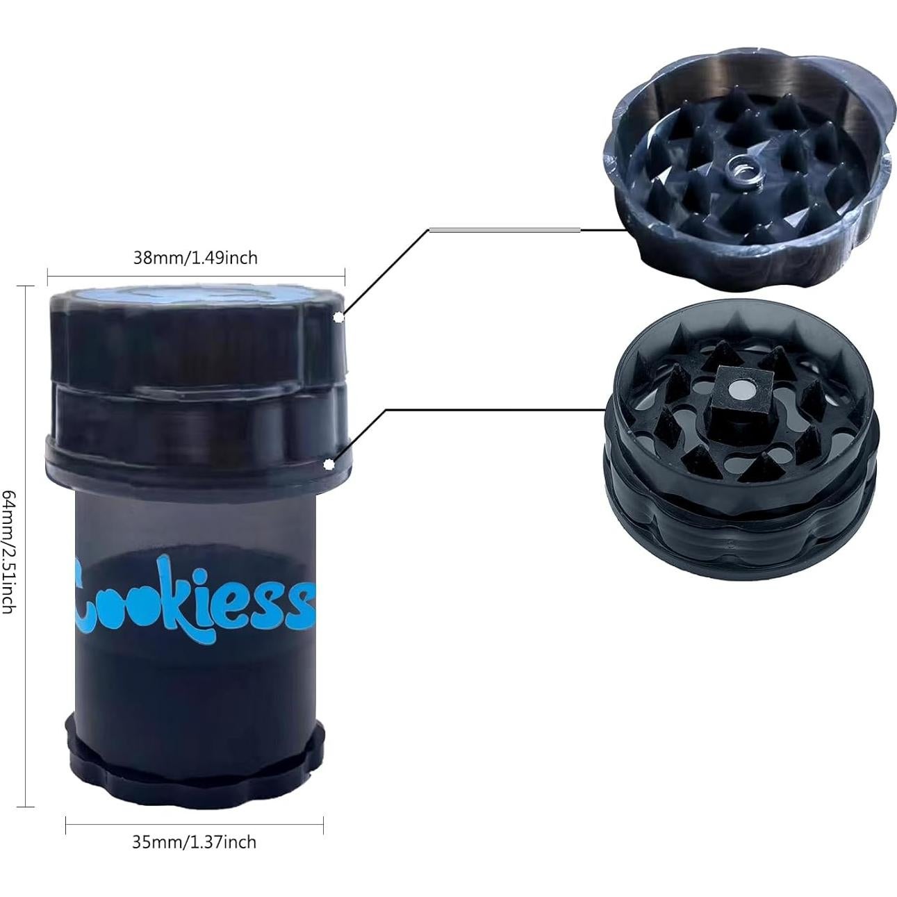 Molino de Especias Manual KUCKOW 62mm con Almacenamiento