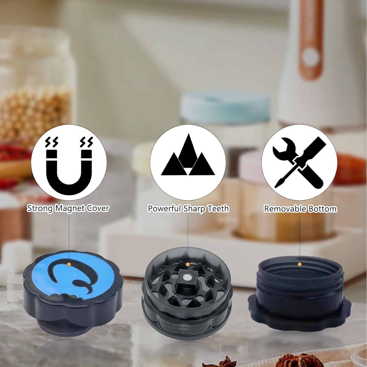 Molino de Especias Manual KUCKOW 62mm con Almacenamiento