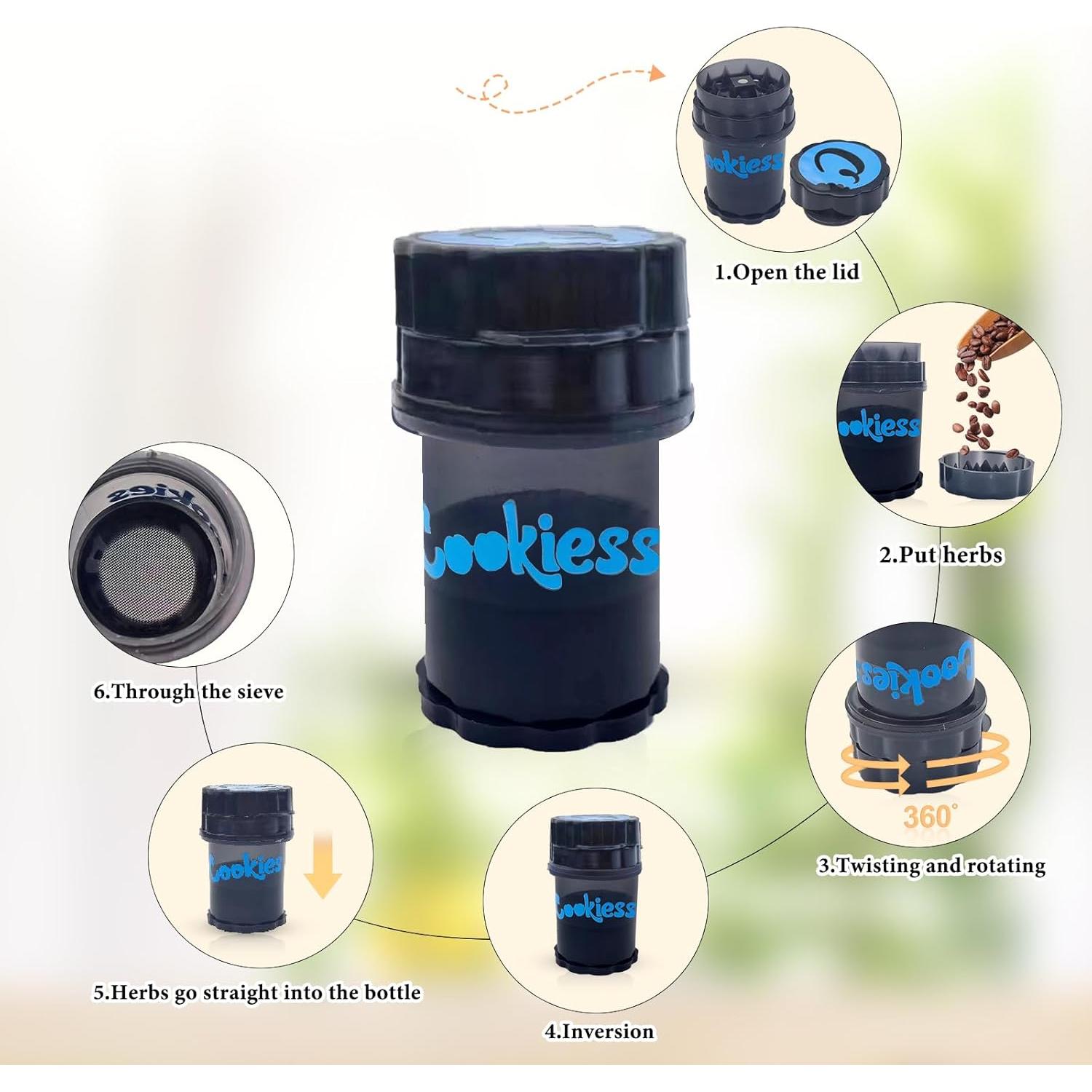 Molino de Especias Manual KUCKOW 62mm con Almacenamiento