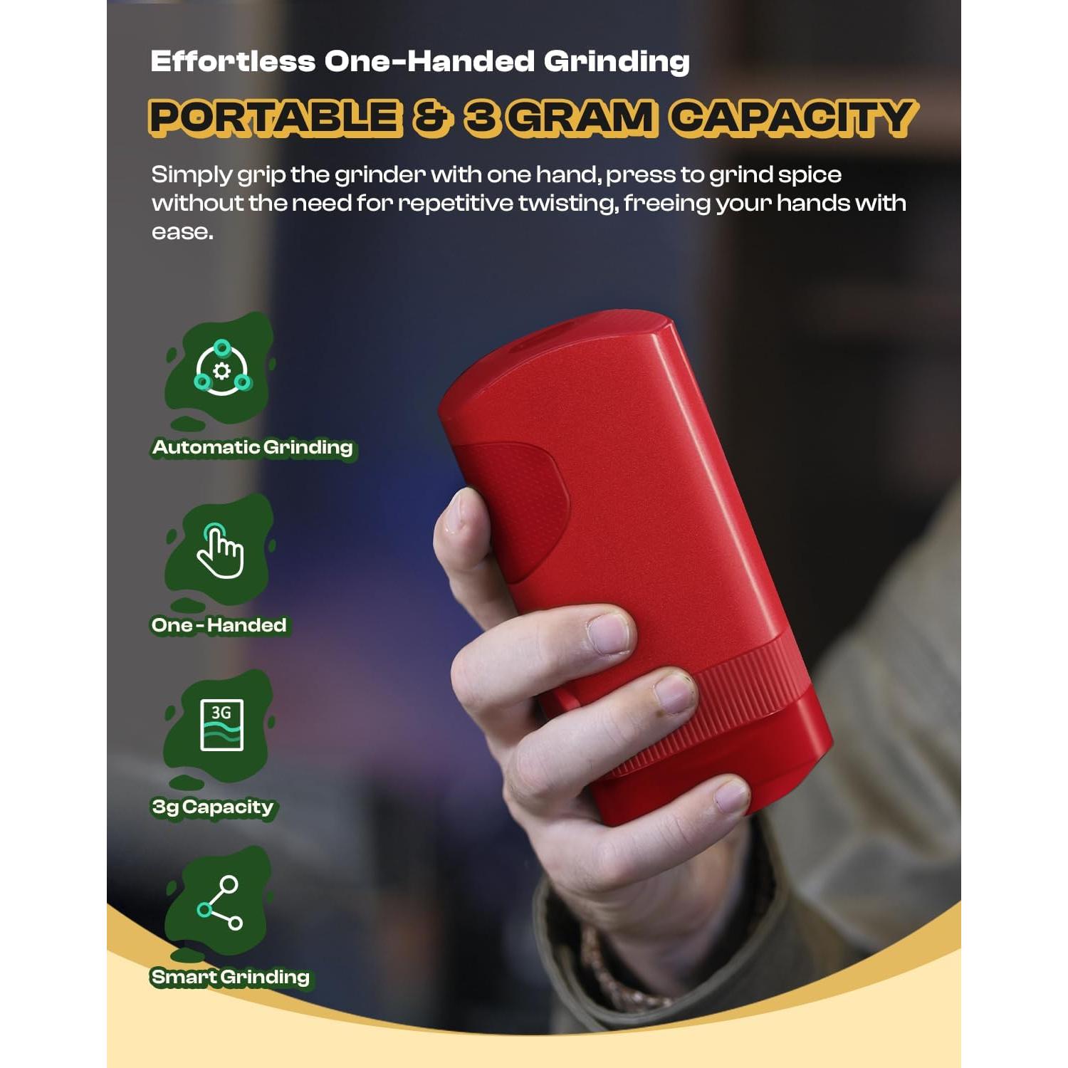 Molinillo Eléctrico de Especias K2 Pro KACTUSKUTTER 0.54 kg