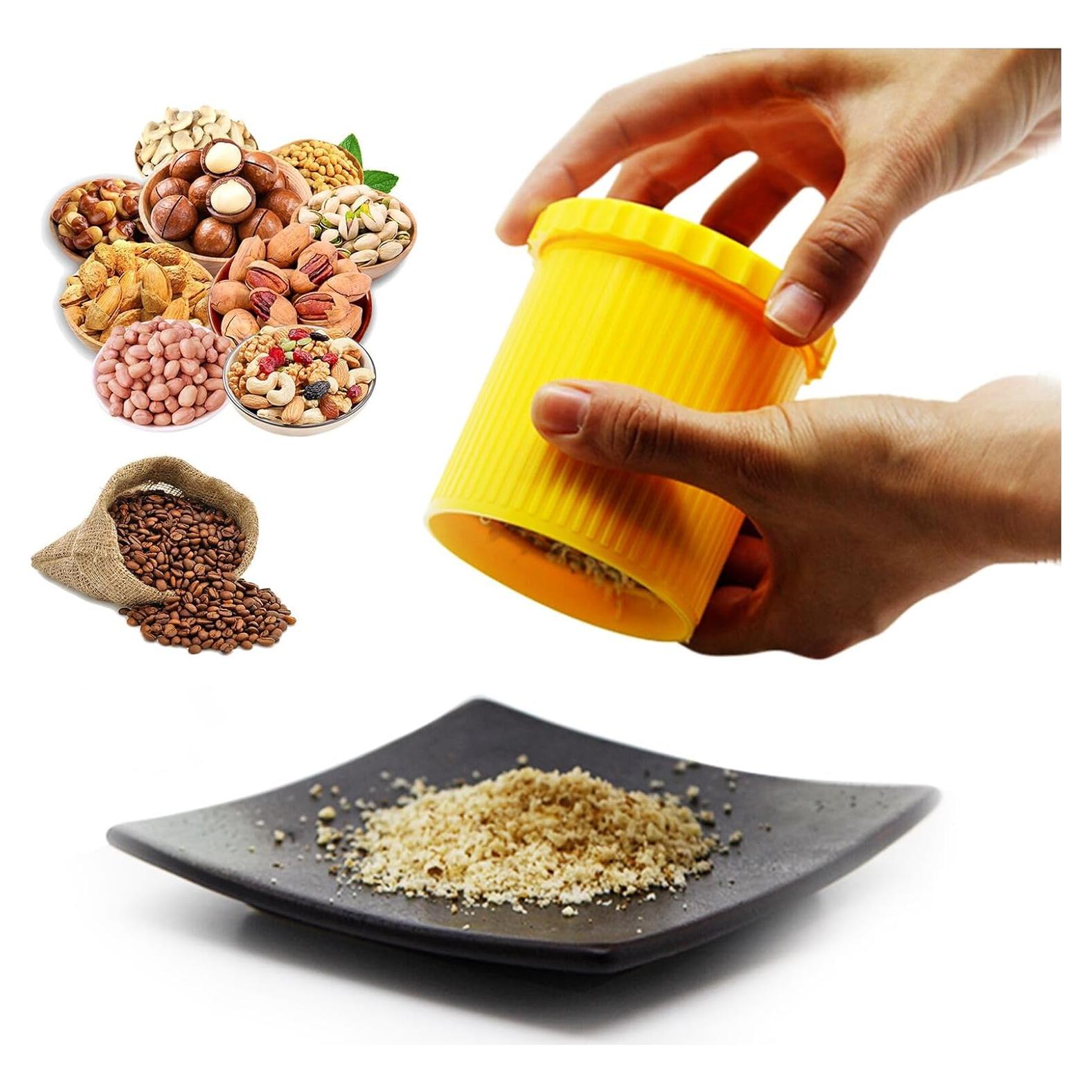 Rallador de Nuez FOVNOT Manual de Acero Inoxidable 8x8.5cm