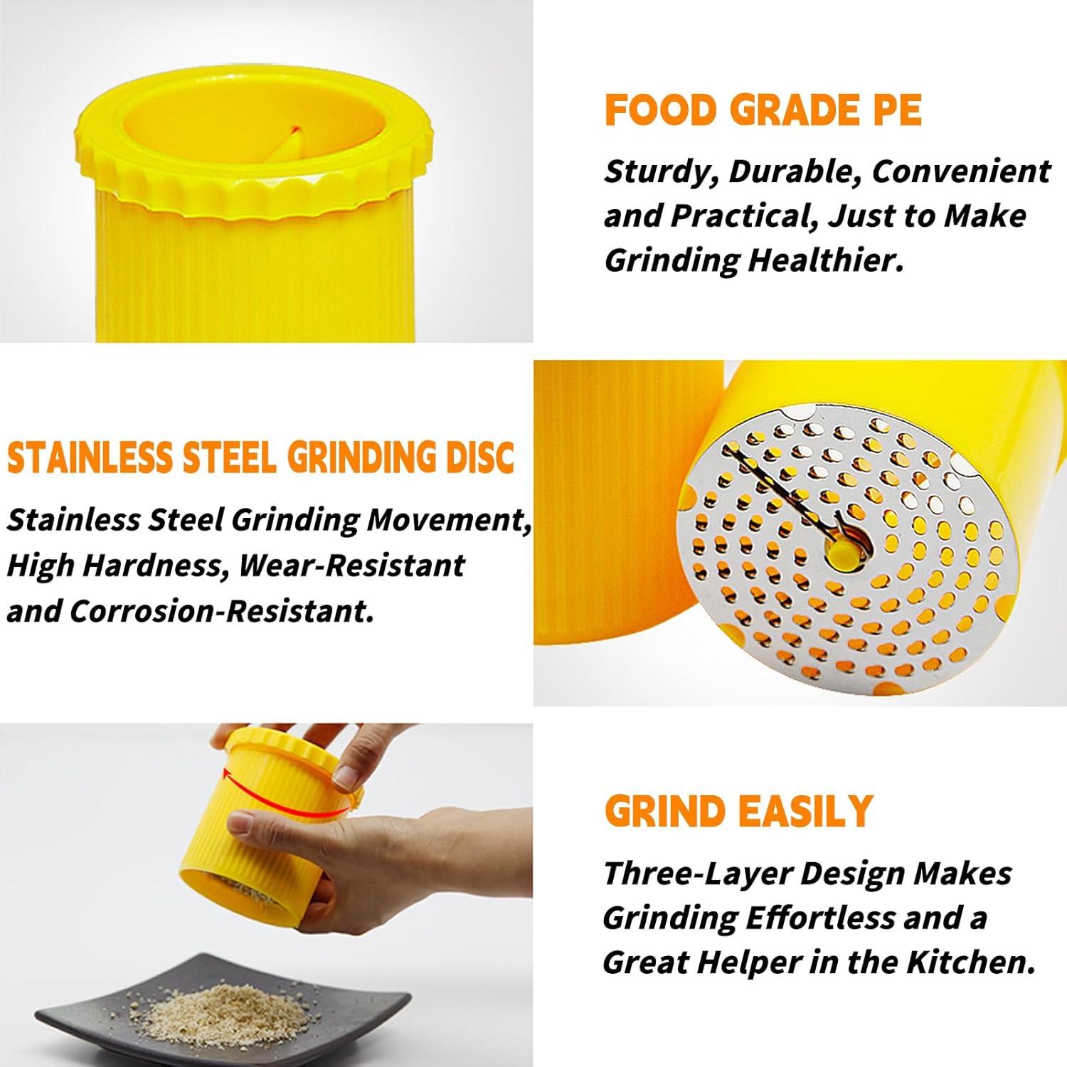 Rallador de Nuez FOVNOT Manual de Acero Inoxidable 8x8.5cm