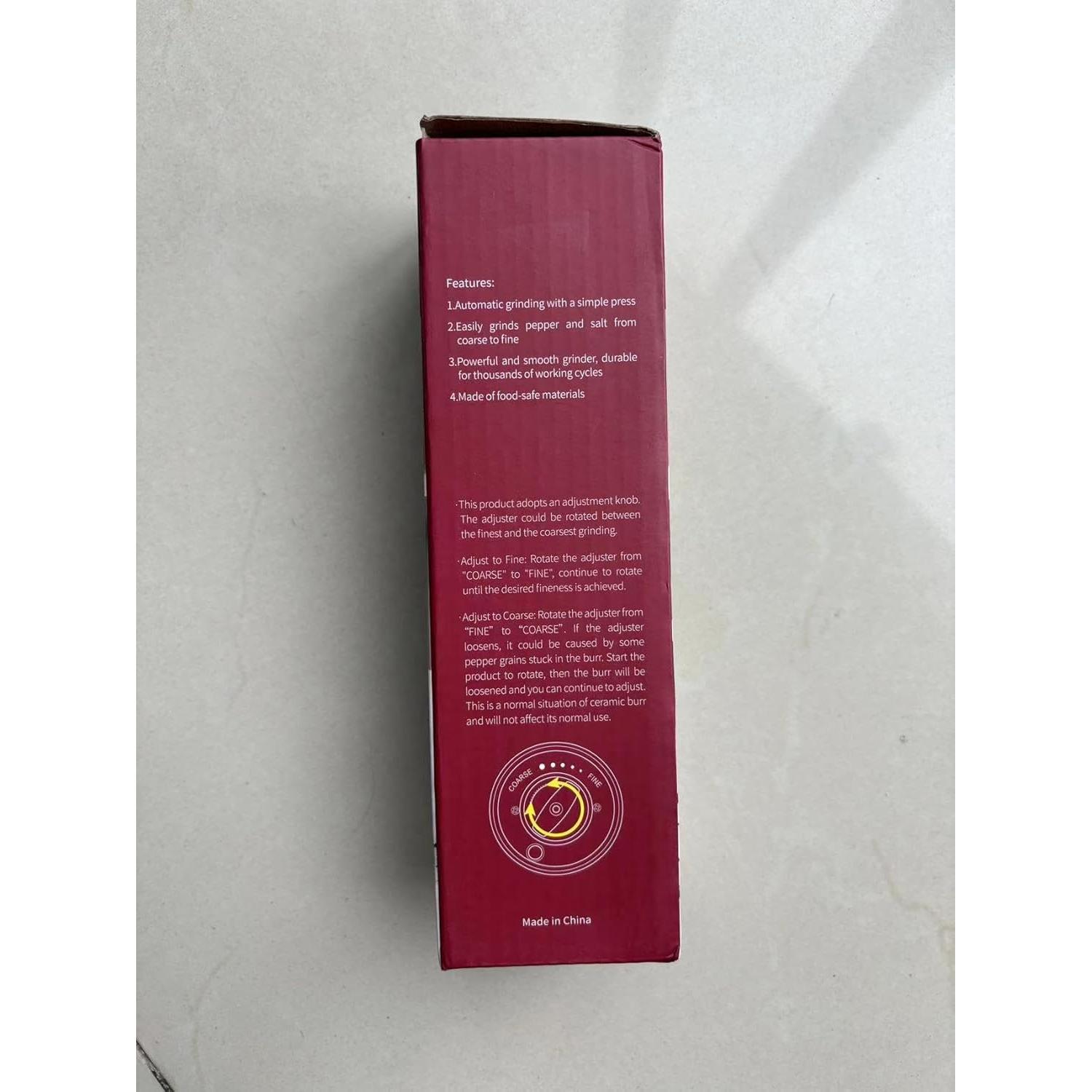 Molinillo Eléctrico de Sal y Pimienta AIKARO 110ml Automático