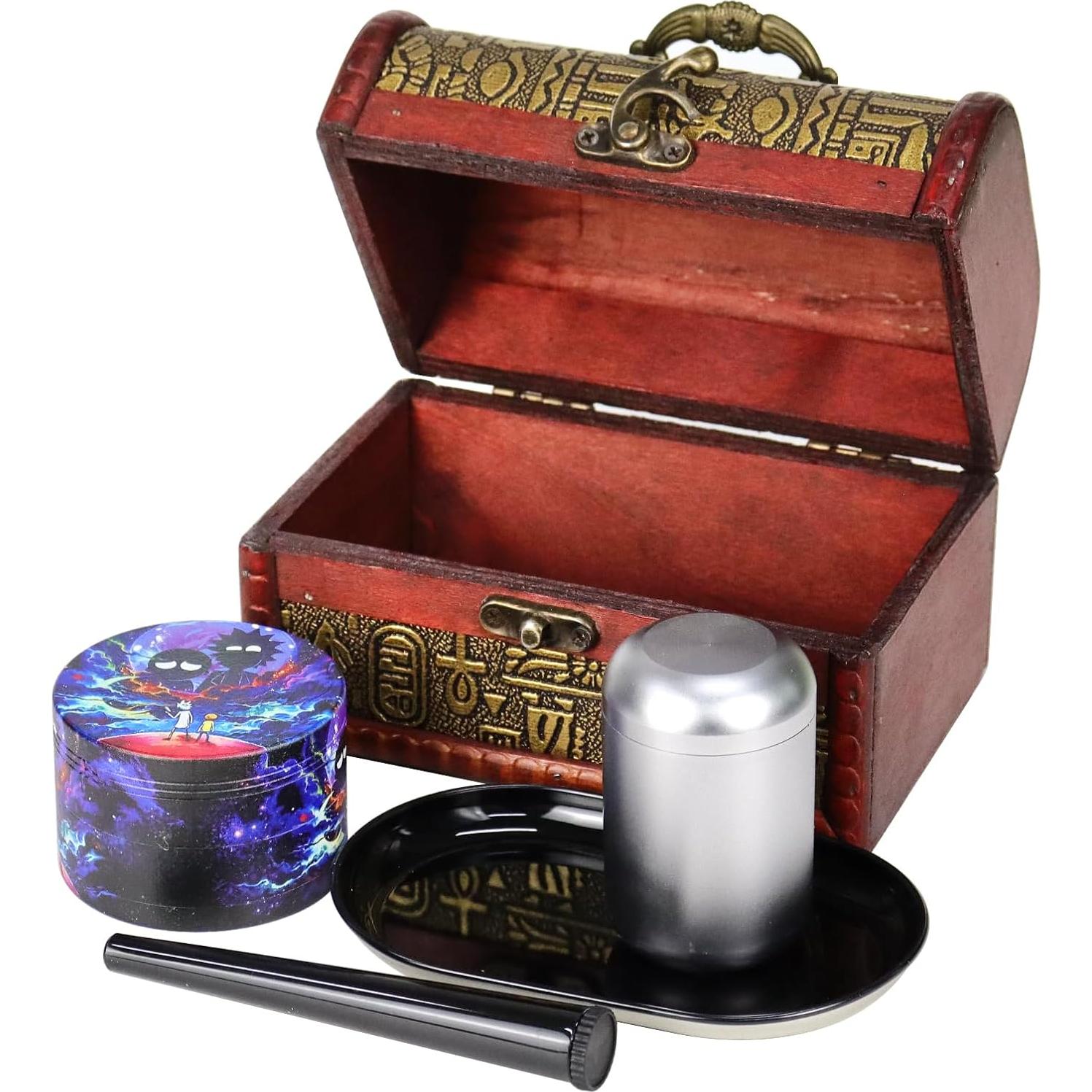 Kit Molinillo de Especias Manual Epzoee Turquesa 11.48cm