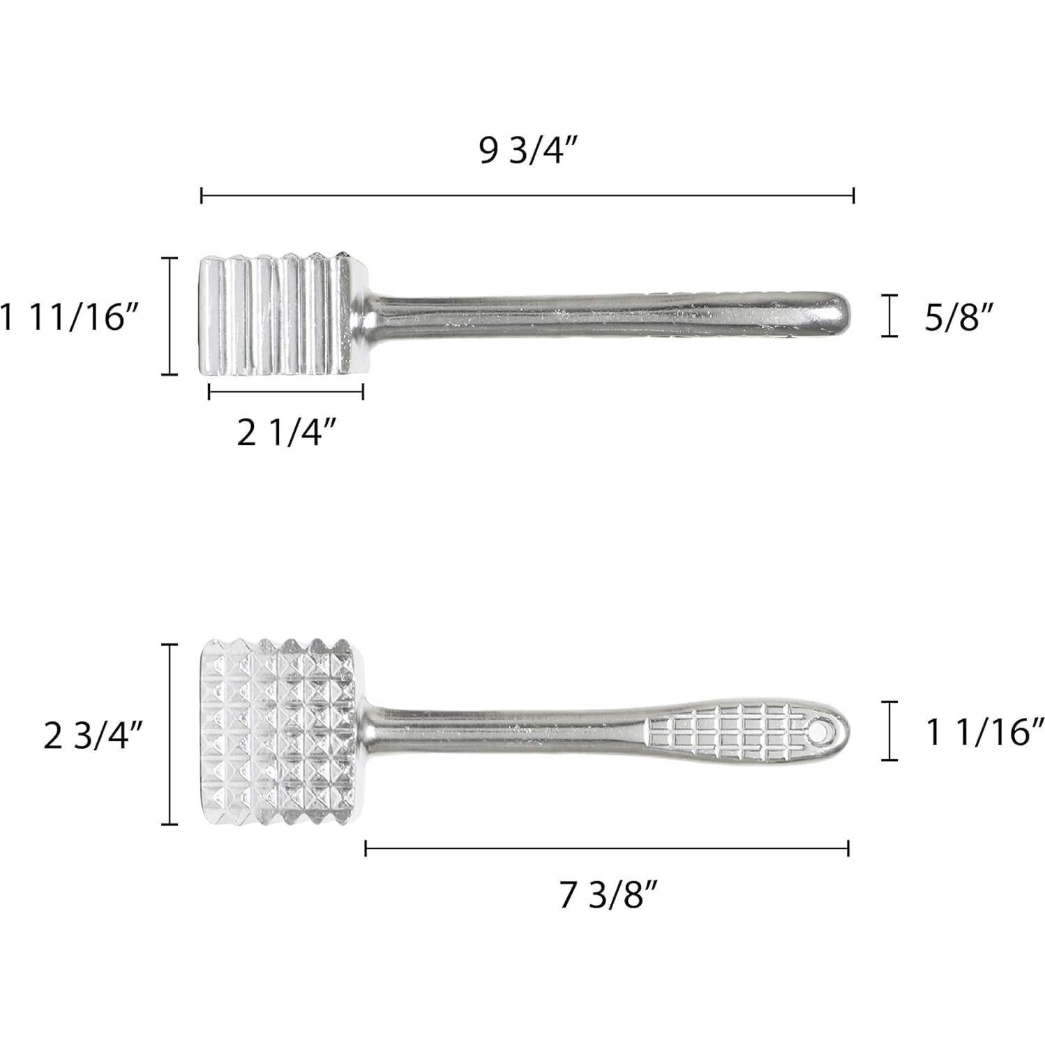 Aplanador de Carne TrueCraftware Aluminio Doble Cara 25 cm