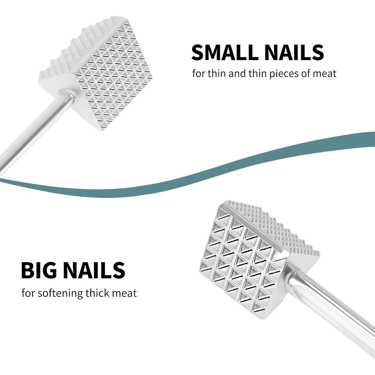 Mazo Ablandador de Carne VOCOSTE, Aluminio, 25.2cm, Multiusos