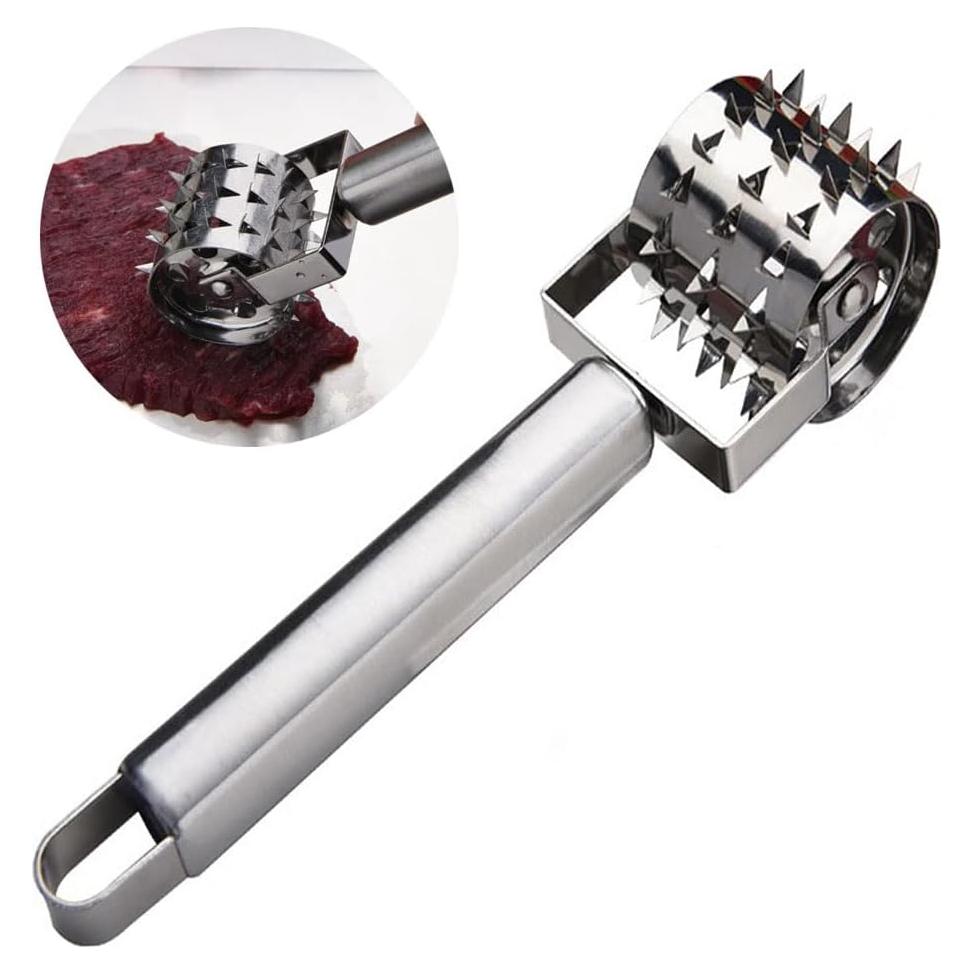 Rodillo Aplanador de Carne Inoxidable Junvaia 90g