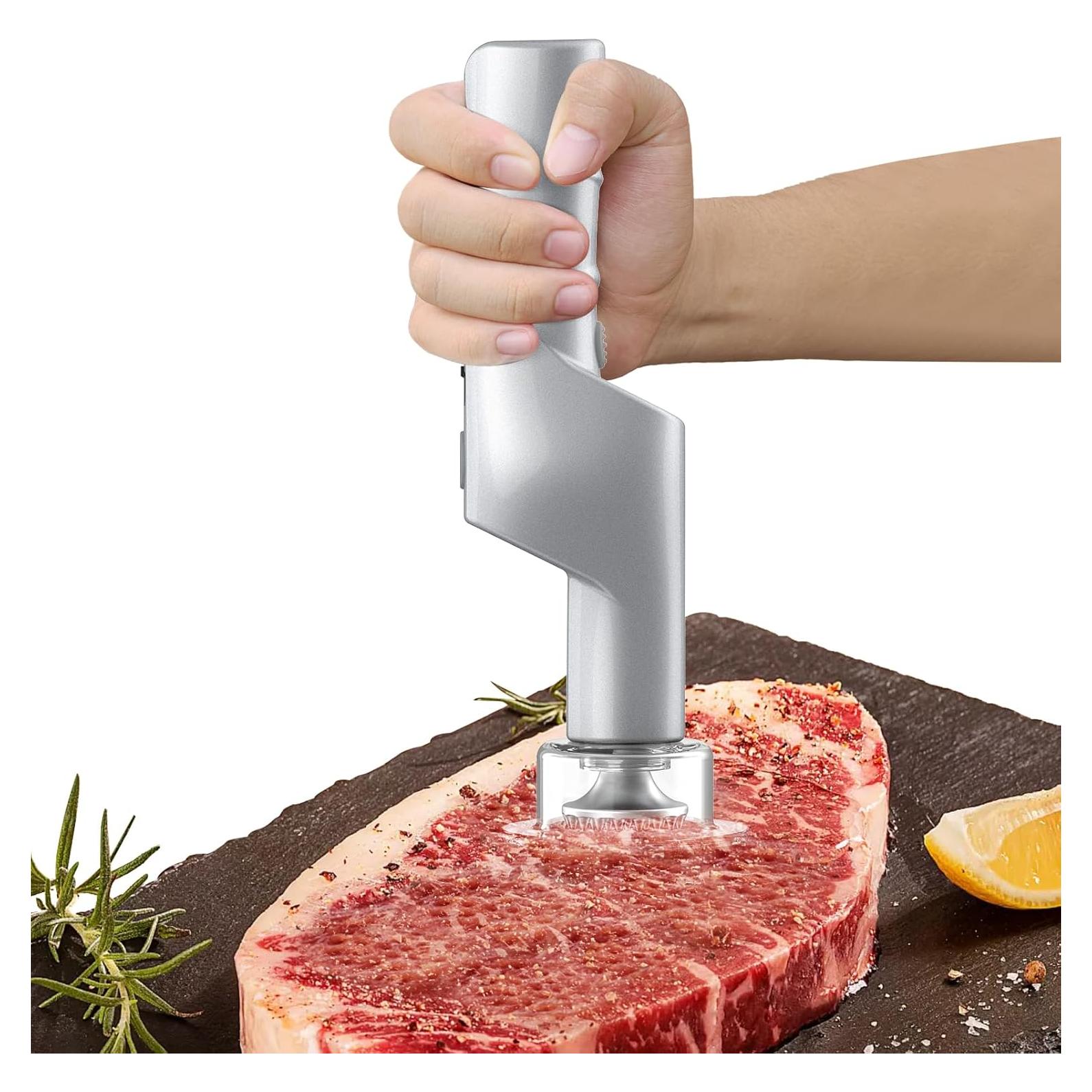 Ablandador de Carne Eléctrico FSTCRT Portátil 37 Agujas Inoxidable