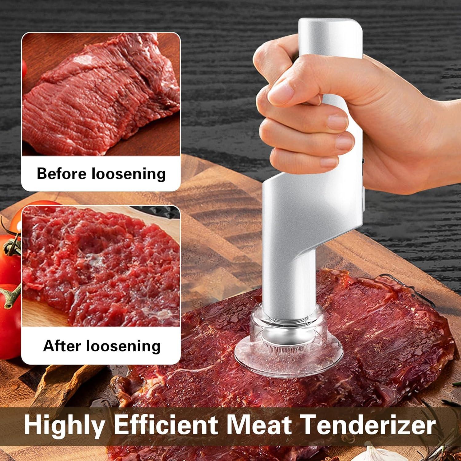 Ablandador de Carne Eléctrico FSTCRT Portátil 37 Agujas Inoxidable