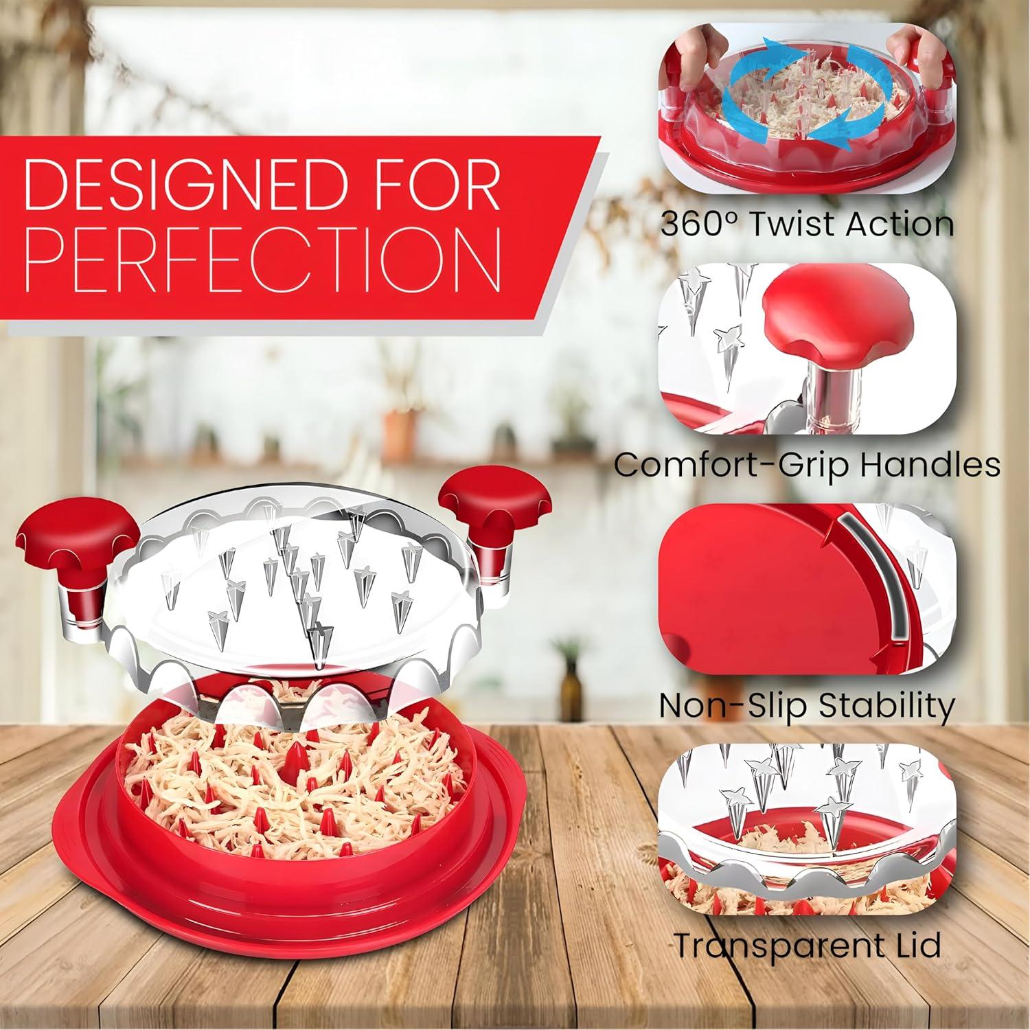 Desmenuzador de Pollo SWISSTON 25.4 cm Antideslizante BPA Free