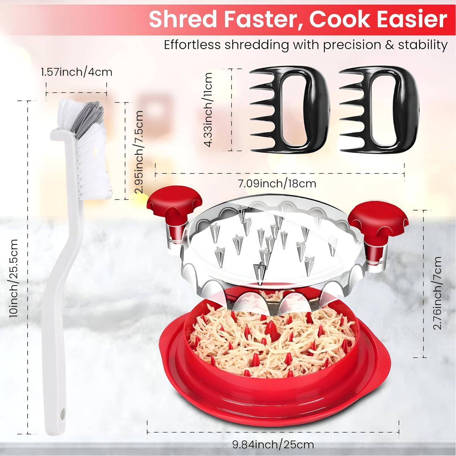 Desmenuzador de Pollo SWISSTON 25.4 cm Antideslizante BPA Free