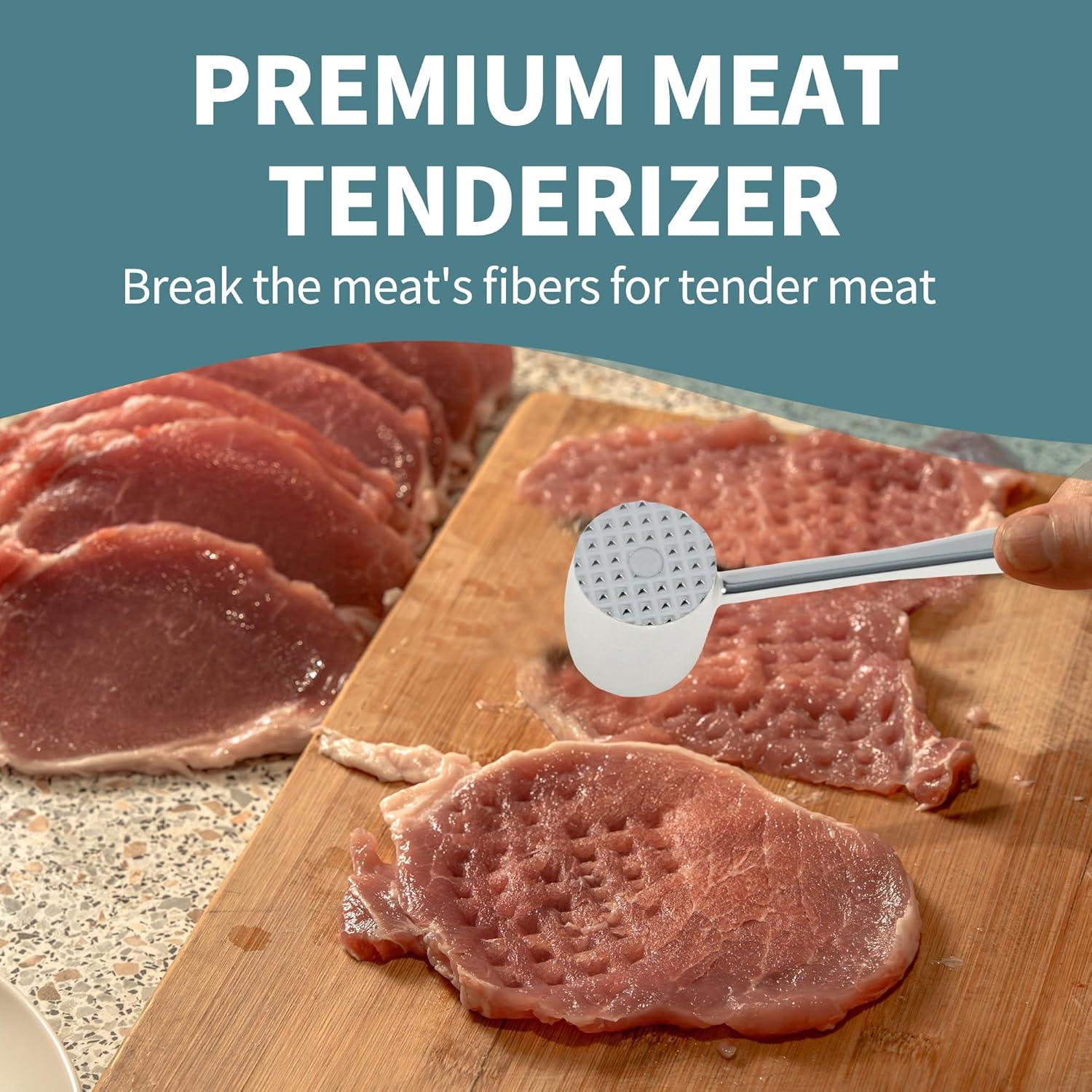 Mazo Ablandador de Carne VOCOSTE de Aluminio Doble Cara 20.5cm