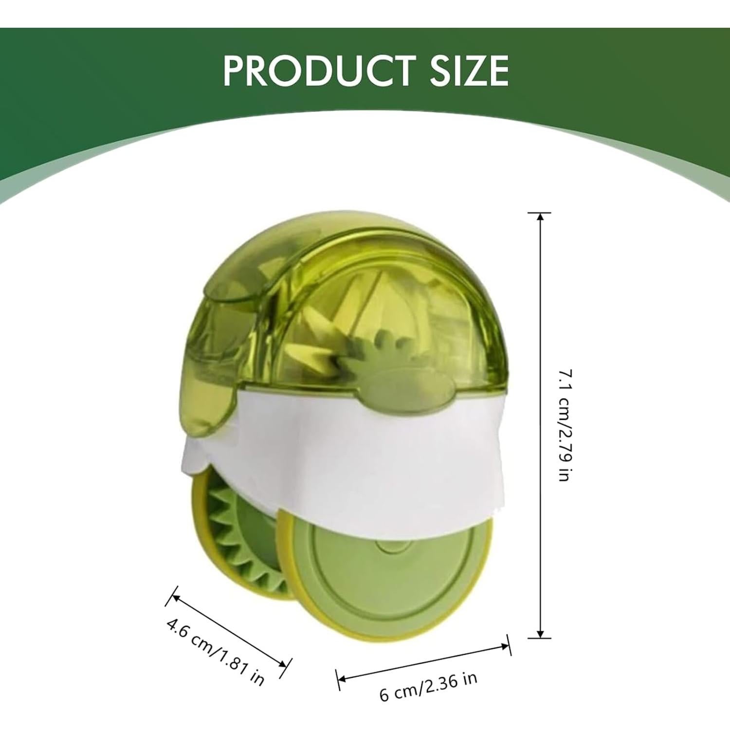 Picador de Ajo Manual Zhouocea 56g Cortador de Rodillo Verde