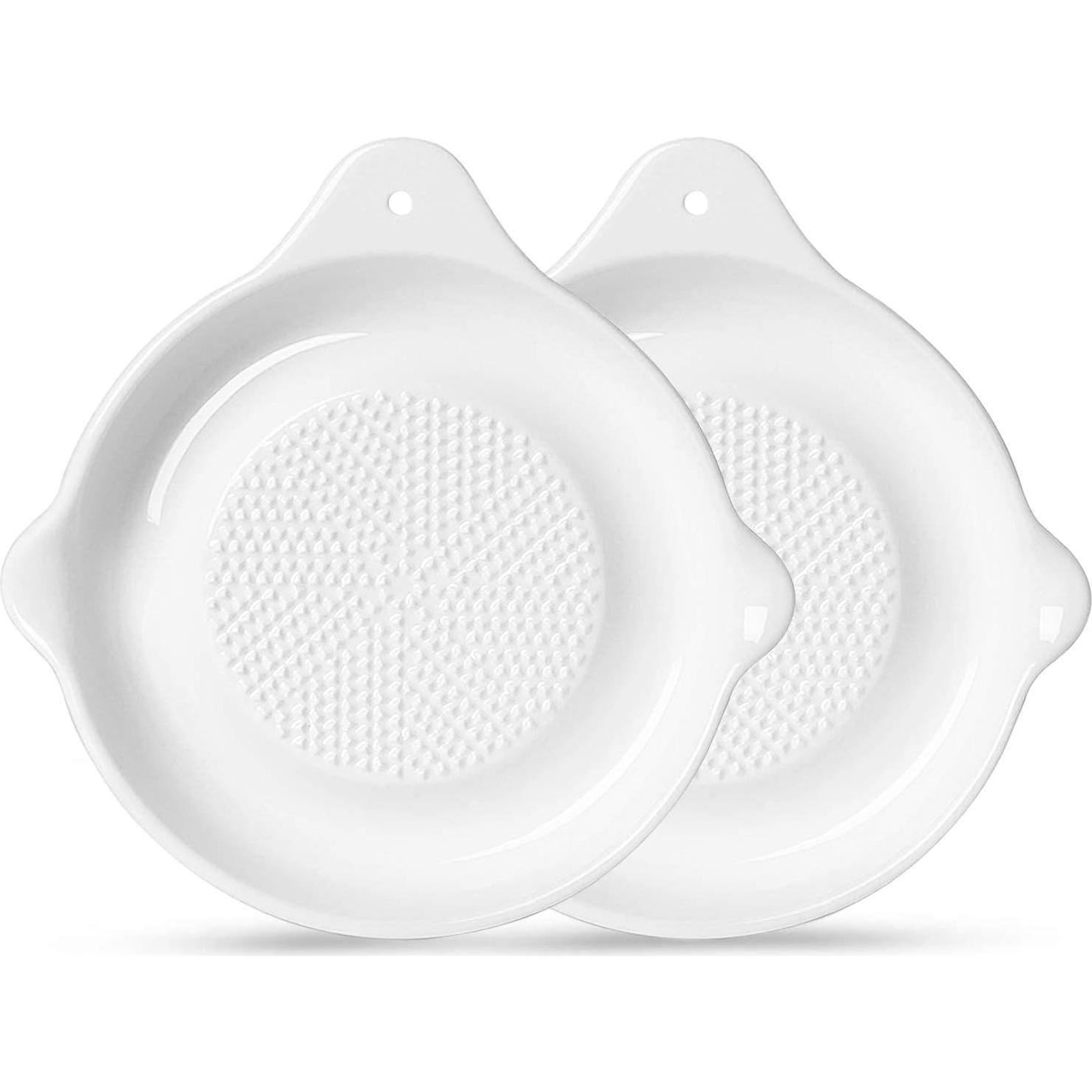 Set de 2 Ralladores de Cerámica ONTUBE para Cocina 16.5 cm