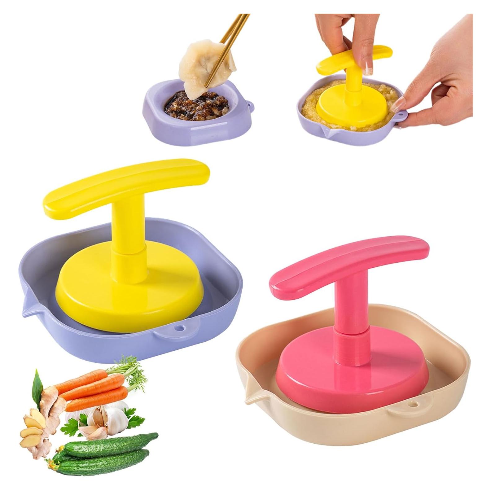 Rallador de Ajo y Jengibre 2 en 1 LYUERUEX Portátil