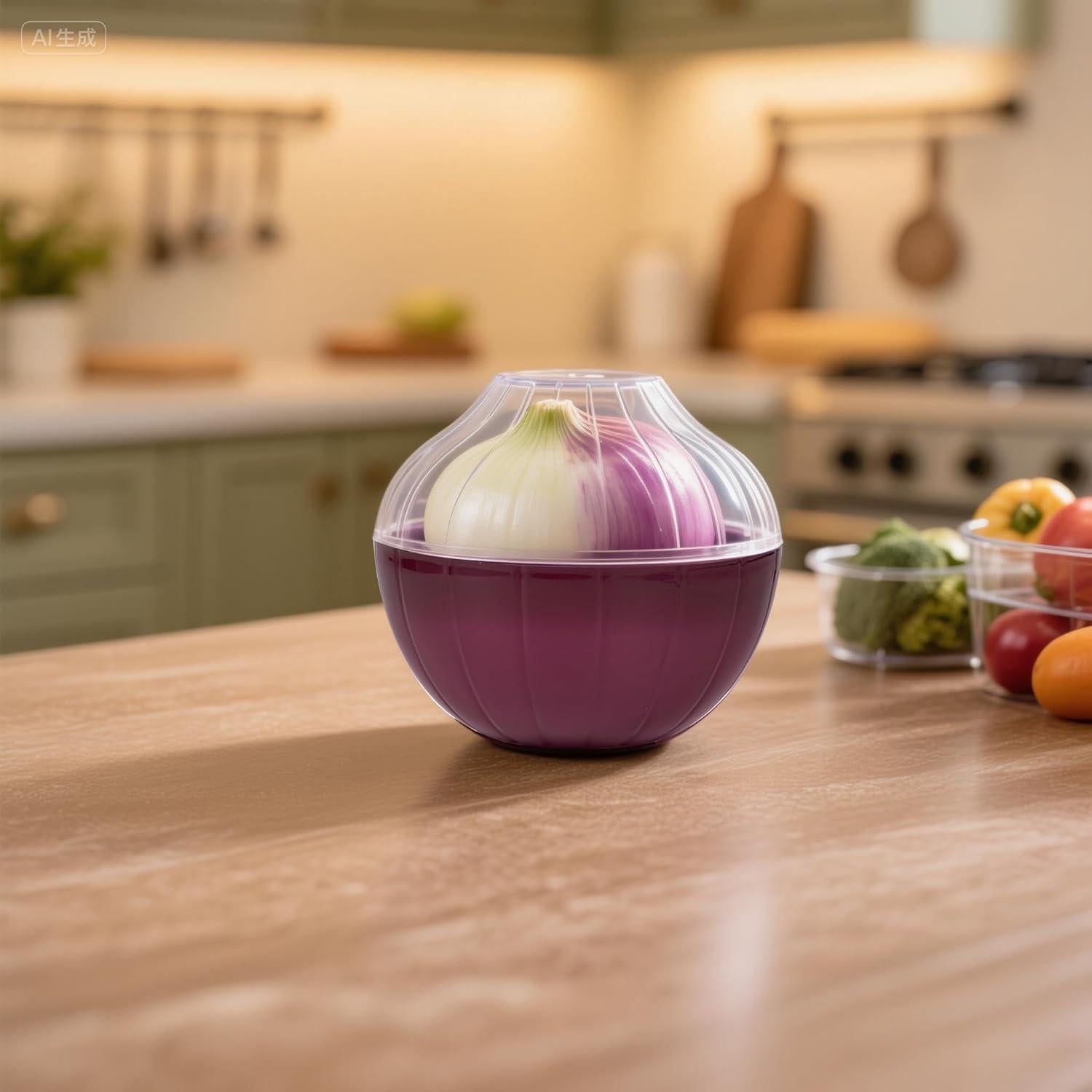 Contenedor Reutilizable Karebeen para Cebolla y Verduras 1L