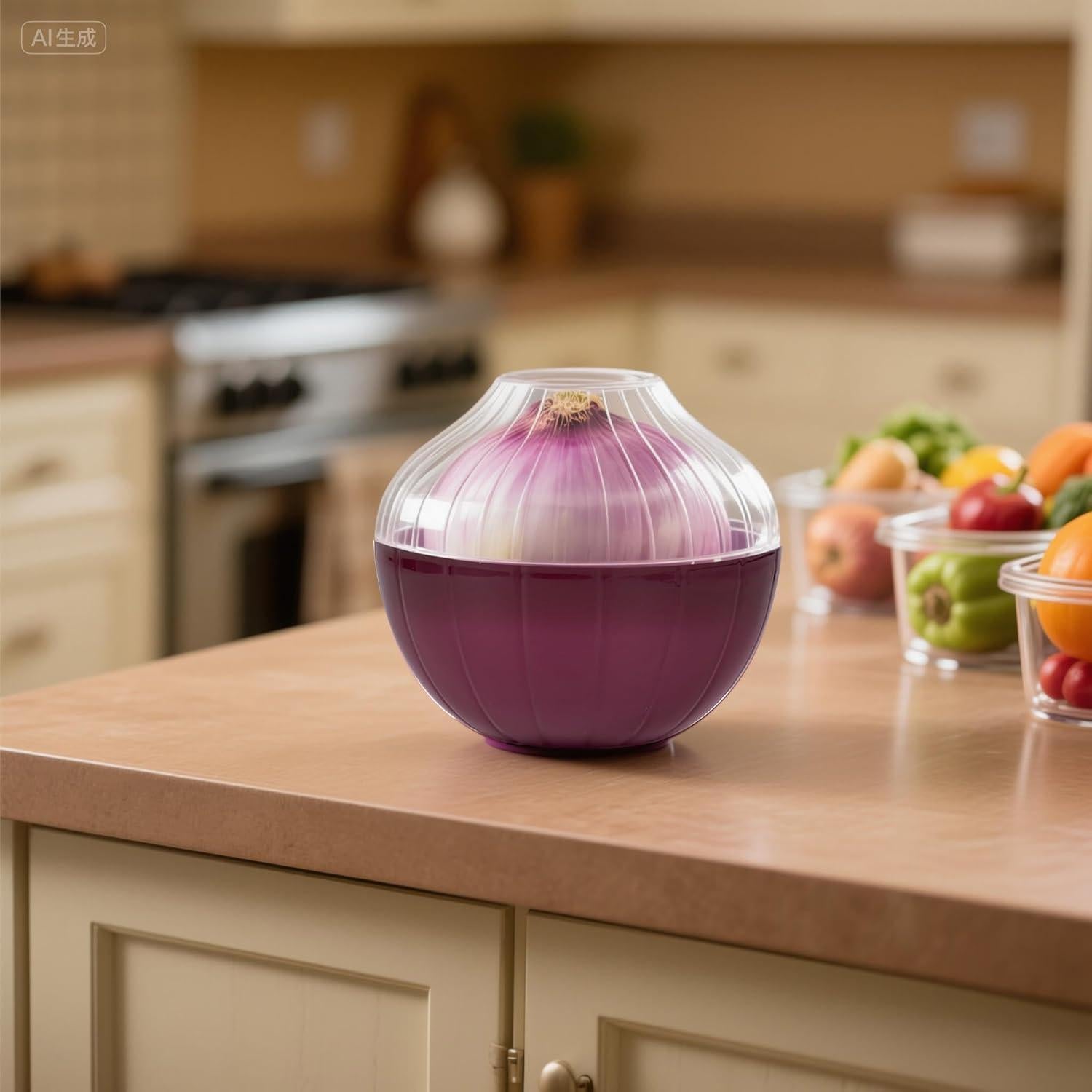 Contenedor Reutilizable Karebeen para Cebolla y Verduras 1L