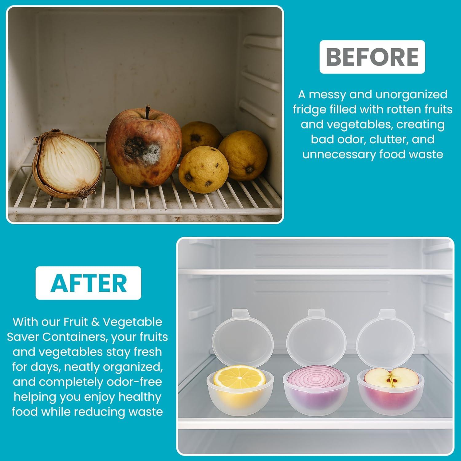 Contenedores de Almacenamiento Iconikal 2 Unidades 10.8 cm BPA Libre