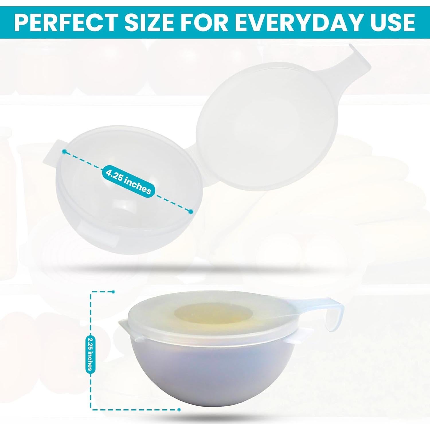 Contenedores de Almacenamiento Iconikal 2 Unidades 10.8 cm BPA Libre