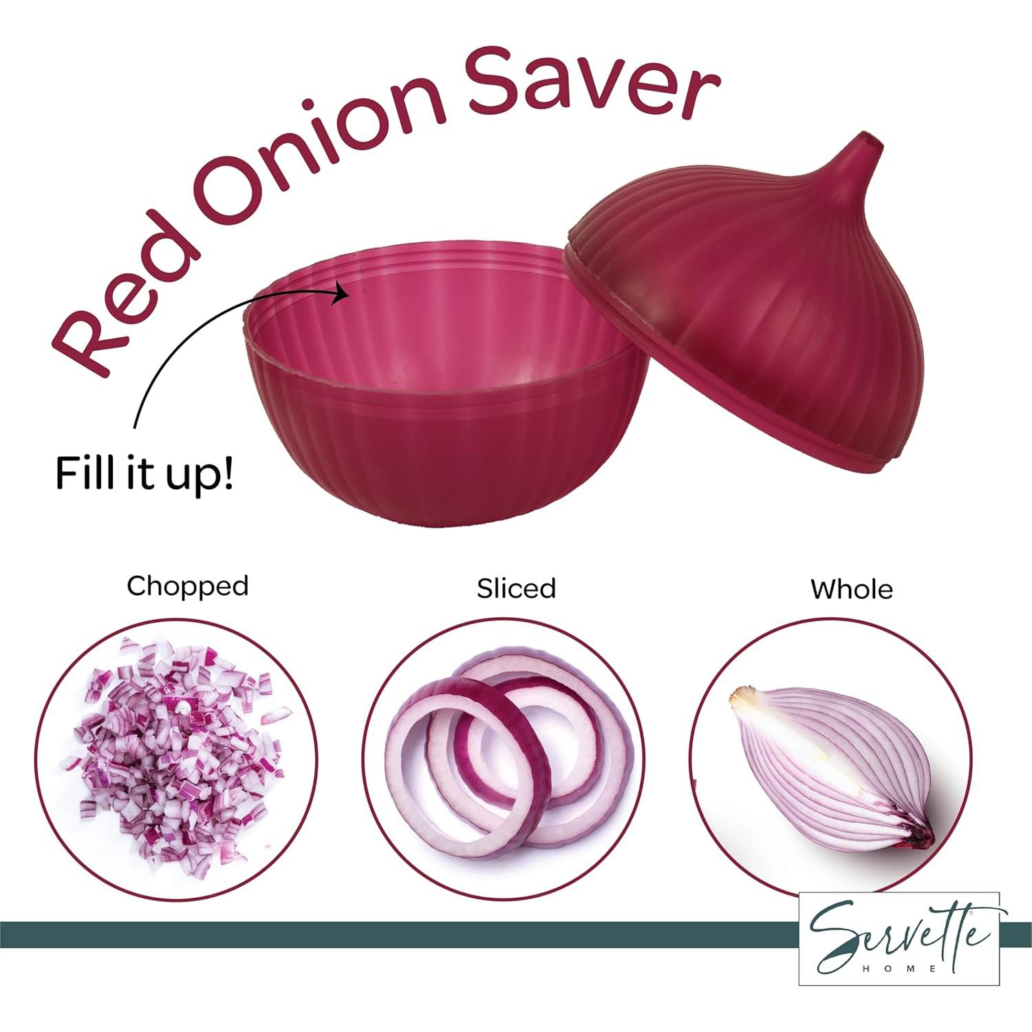 Contenedor de Almacenamiento Servette Home para Aguacate y Cebolla Roja