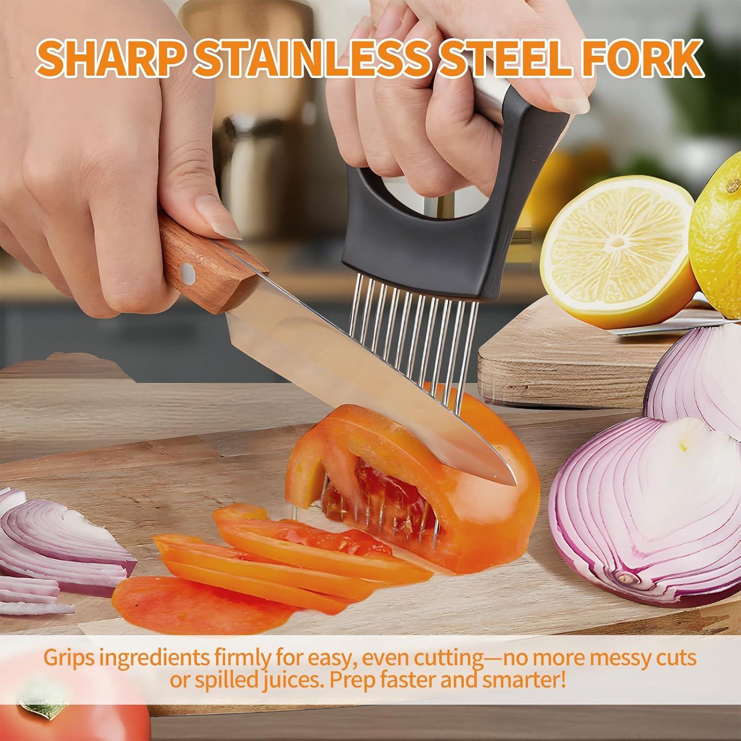 Soporte de Cebolla Creztail de Acero Inoxidable 10 Púas