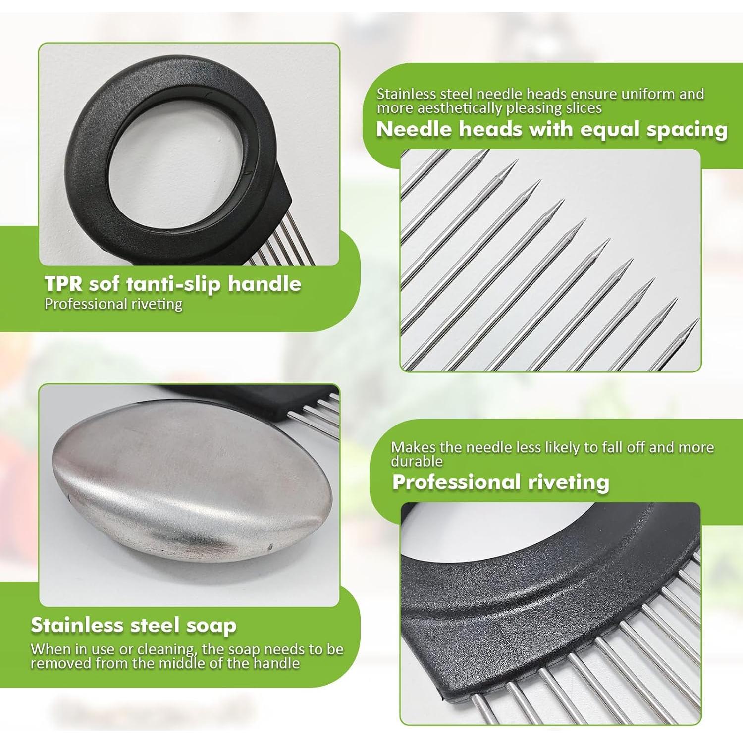 Cortador de Cebolla Multifuncional Yootiko con Ablandador de Carne