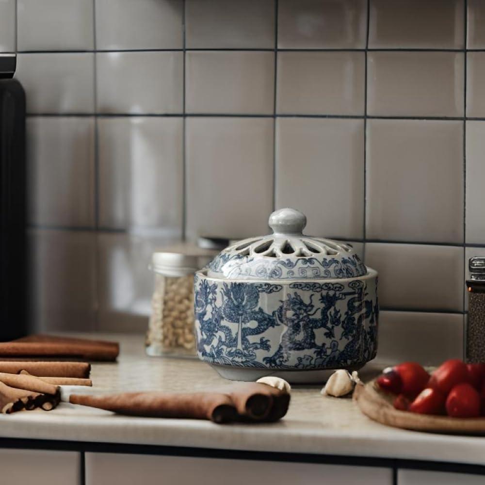 Conservador de Ajo Cerámica Wsmart con Tapa Transpirable 10cm