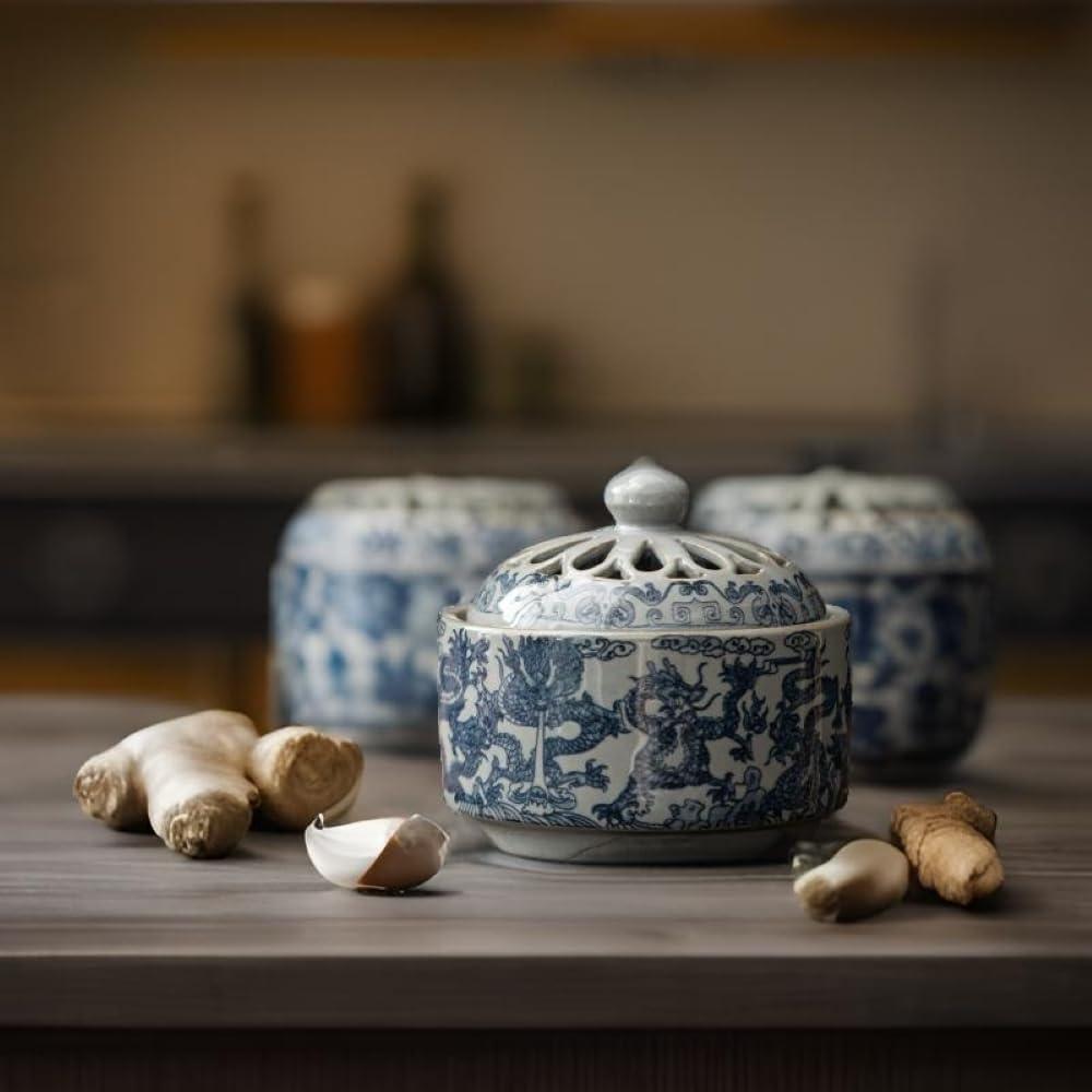 Conservador de Ajo Cerámica Wsmart con Tapa Transpirable 10cm