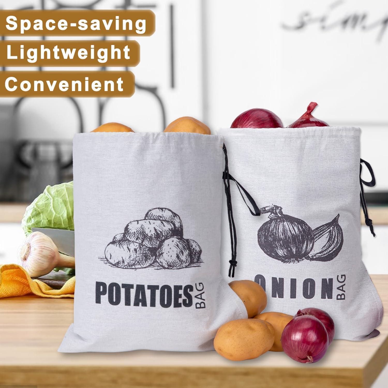 Bolsa de Almacenamiento TOGETRUE para Cebollas y Papas 3.6 kg