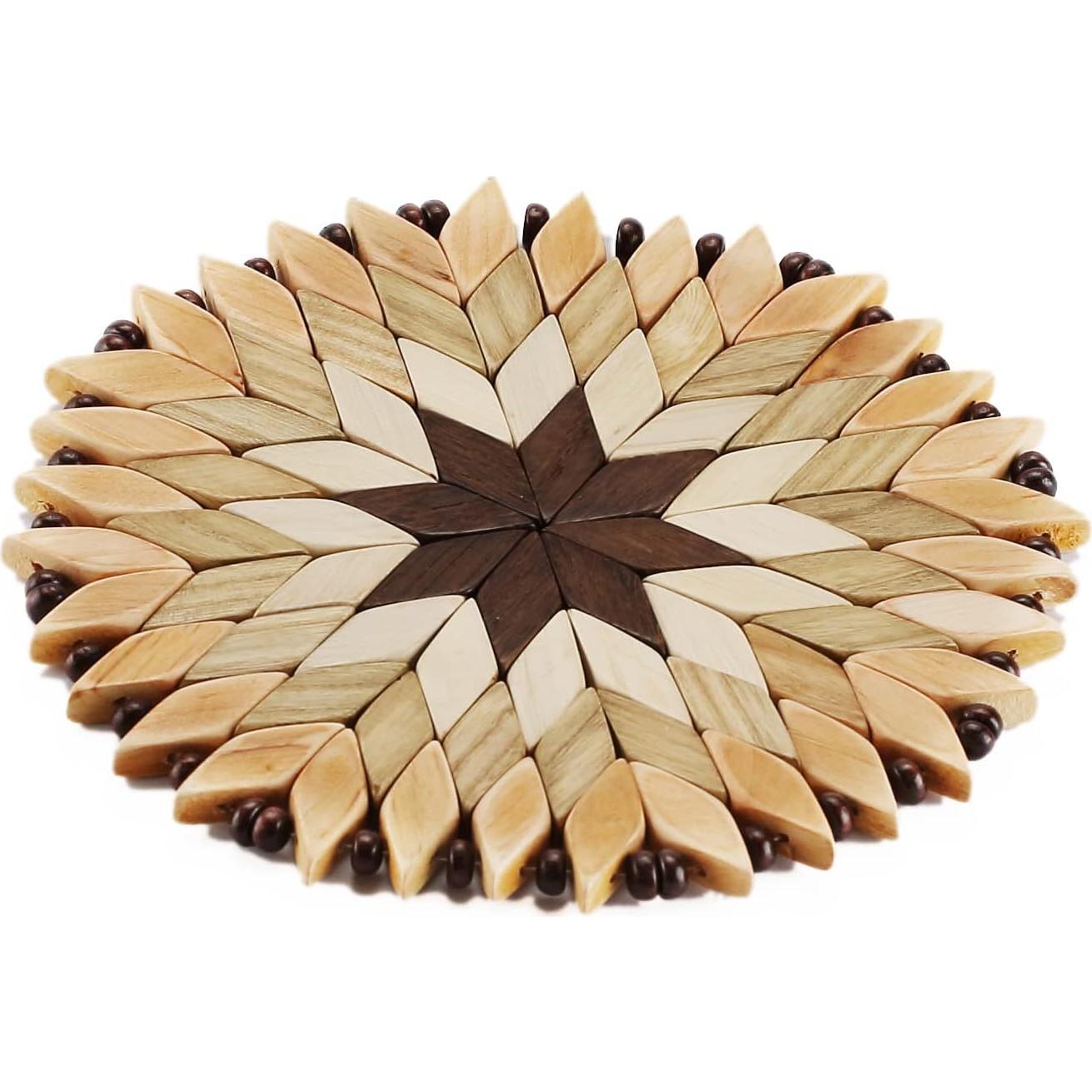 Juego de 3 Trivetes de Madera Hechos a Mano SPL Woodcraft