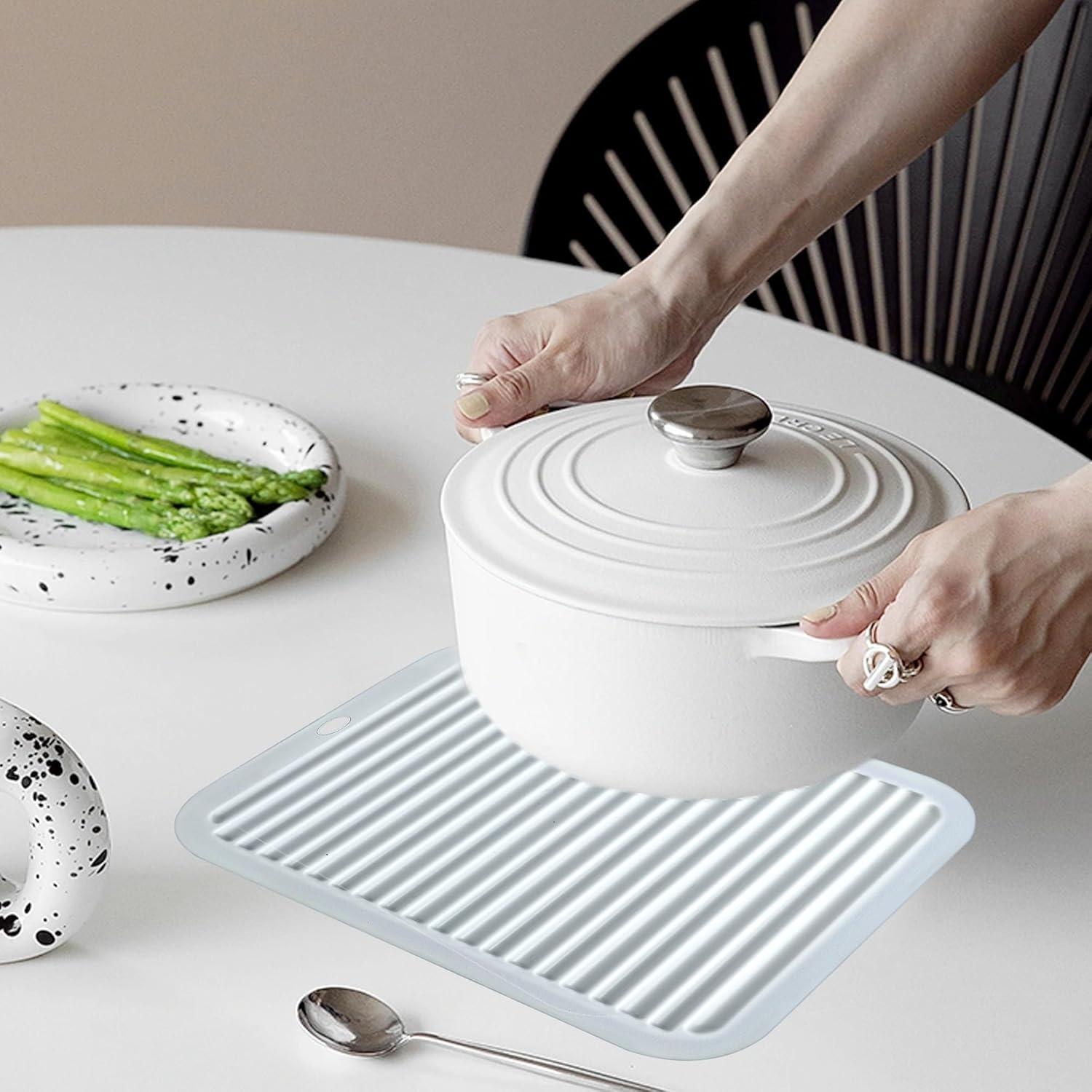 Trivetes de Silicona TOPULORS 3 Pcs Resistentes al Calor