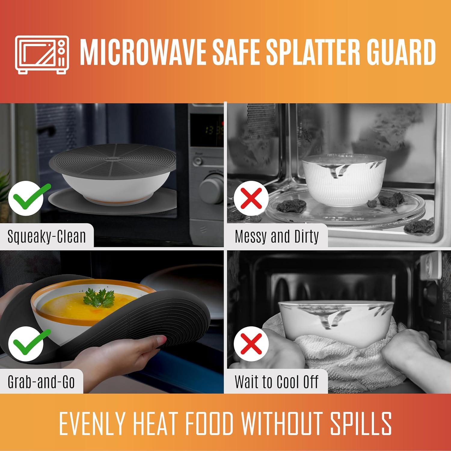 Juego de 4 Tapetes de Silicona EZY ACTIVE 25.4 cm Púrpura