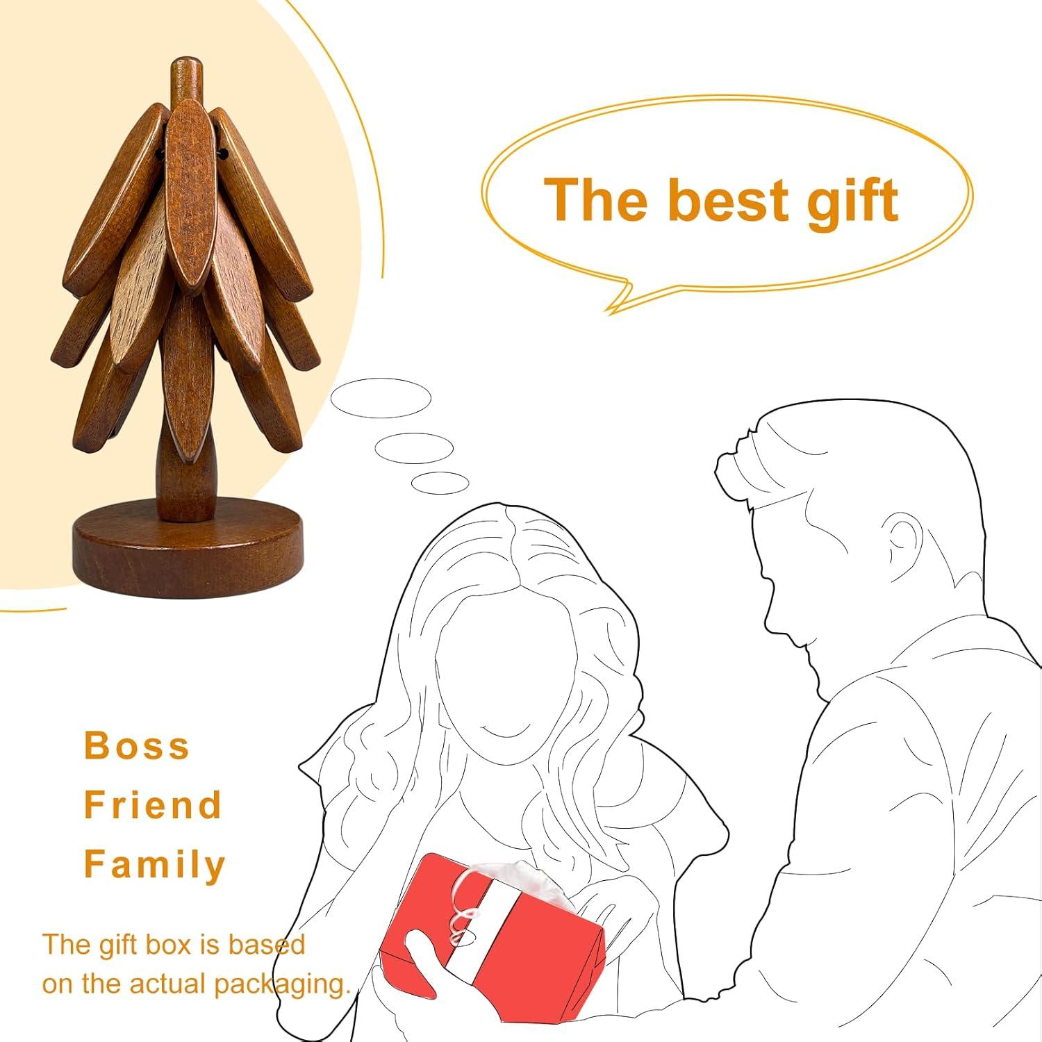 Trivetes de Madera Mamakura en Forma de Árbol para Cocina